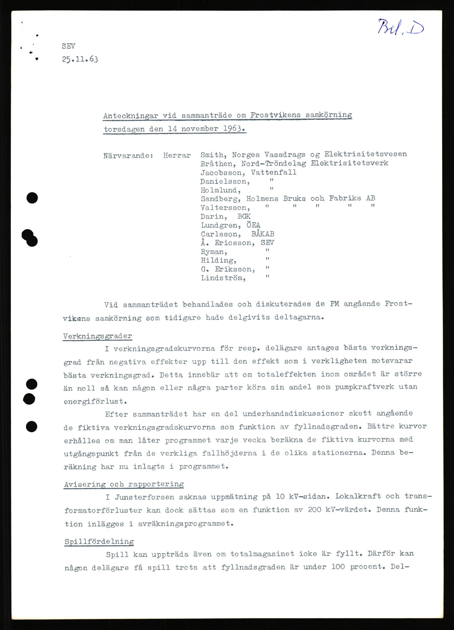 NVE, Administrasjonsdirektoratet 1961-1985, RA/S-6097/D/Dc/Dca/L0088: Limingen / Kvarnbergsvatnet, 1957-1985, p. 35