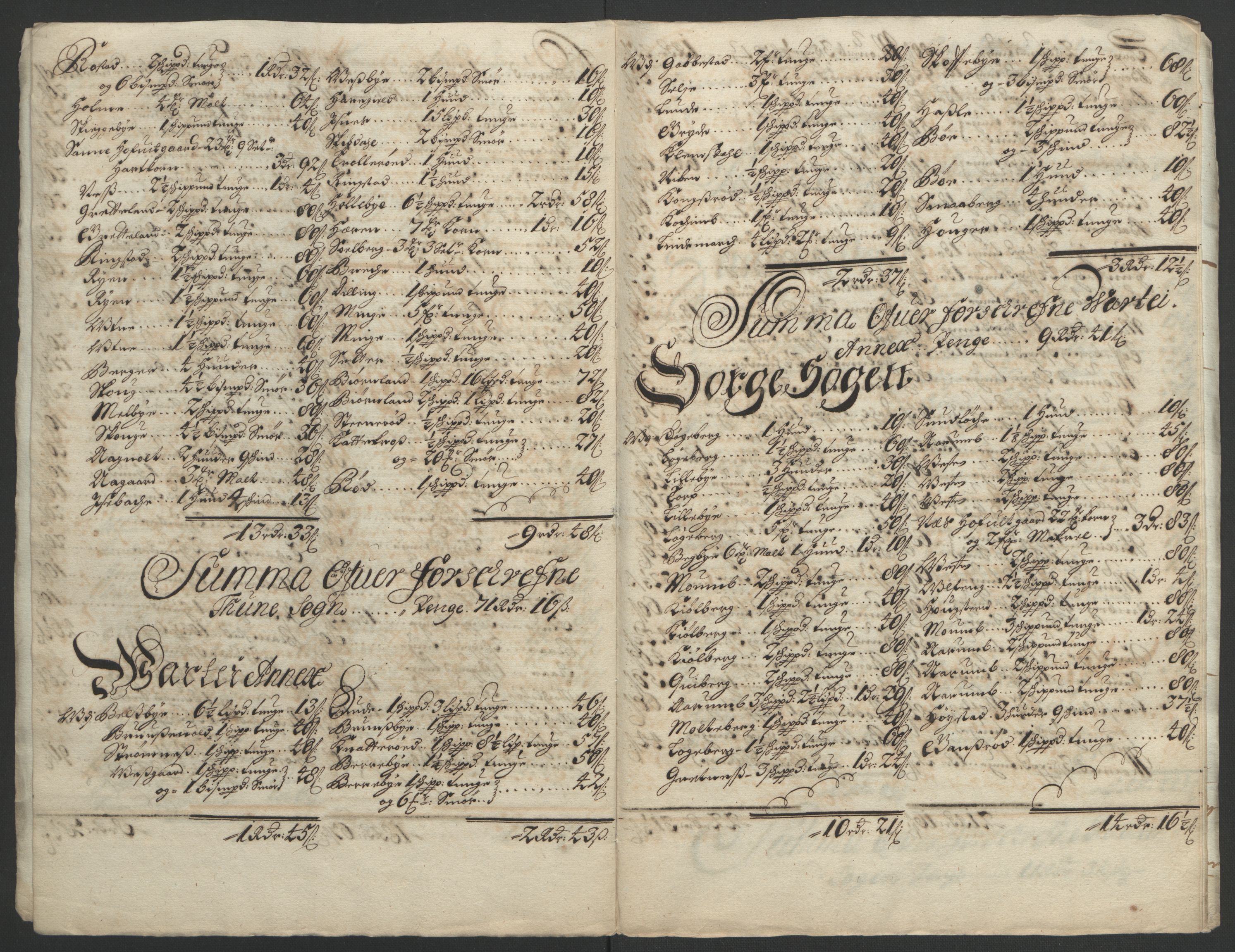 Rentekammeret inntil 1814, Reviderte regnskaper, Fogderegnskap, AV/RA-EA-4092/R03/L0121: Fogderegnskap Onsøy, Tune, Veme og Åbygge fogderi, 1694, p. 234