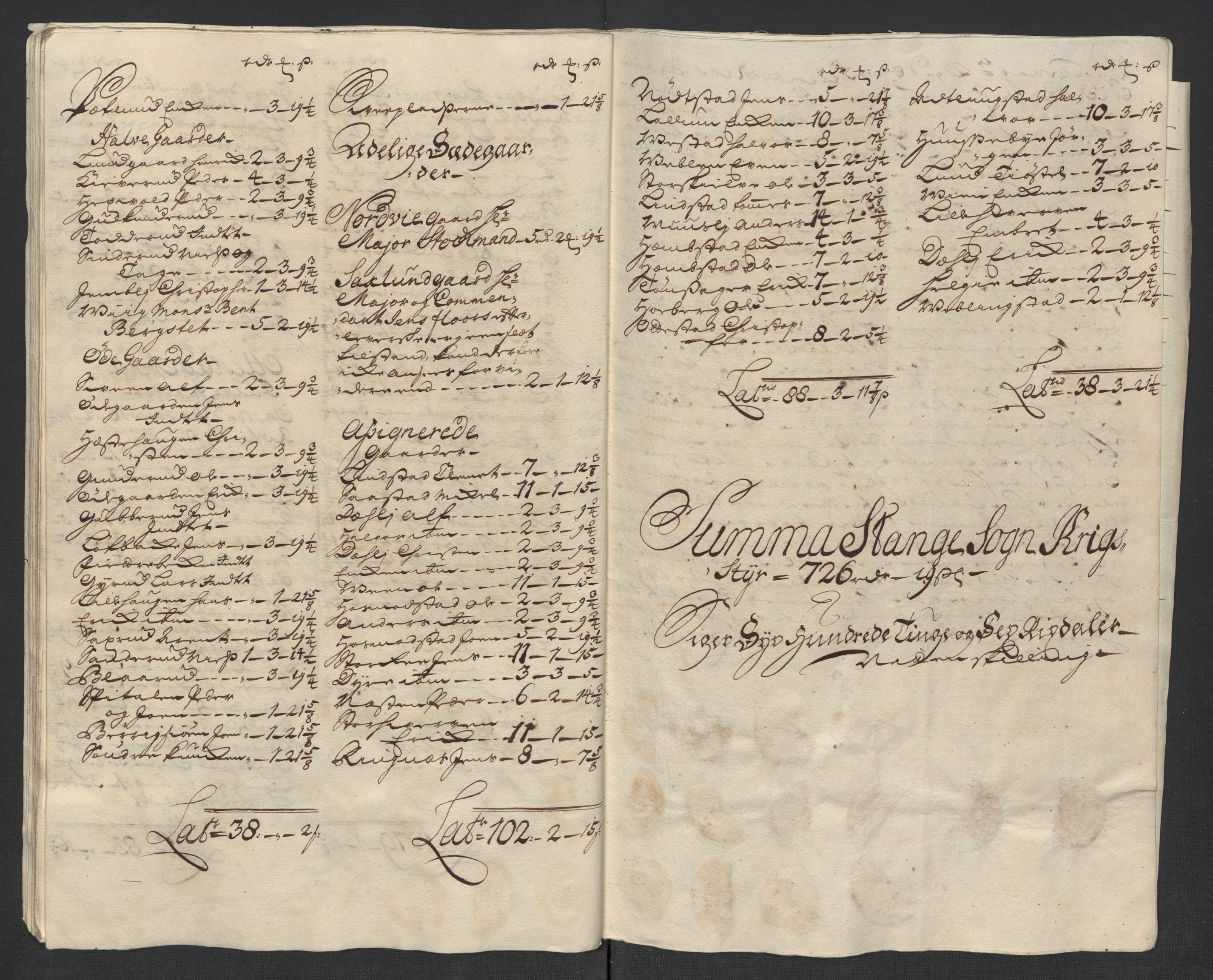 Rentekammeret inntil 1814, Reviderte regnskaper, Fogderegnskap, AV/RA-EA-4092/R16/L1055: Fogderegnskap Hedmark, 1716, p. 177