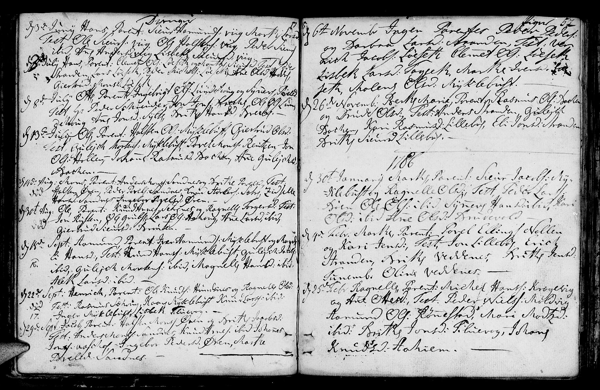 Ministerialprotokoller, klokkerbøker og fødselsregistre - Møre og Romsdal, AV/SAT-A-1454/501/L0002: Parish register (official) no. 501A02, 1760-1816, p. 52