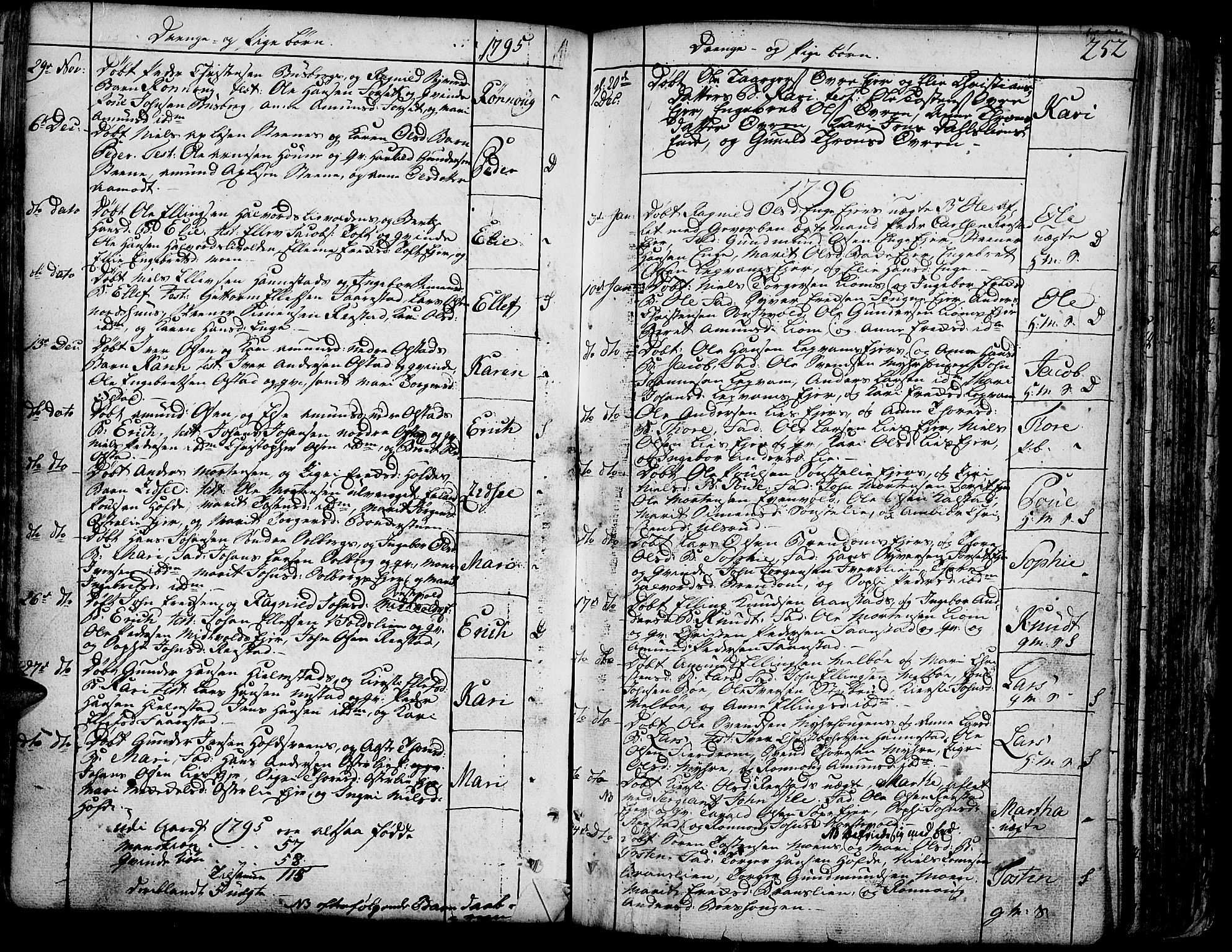 Gausdal prestekontor, SAH/PREST-090/H/Ha/Haa/L0003: Parish register (official) no. 3, 1758-1809, p. 252