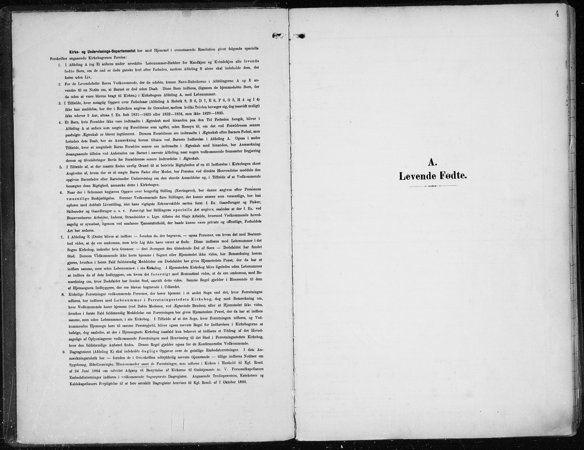 Sandviken Sokneprestembete, SAB/A-77601/H/Ha/L0006: Parish register (official) no. B 3, 1901-1912, p. 4