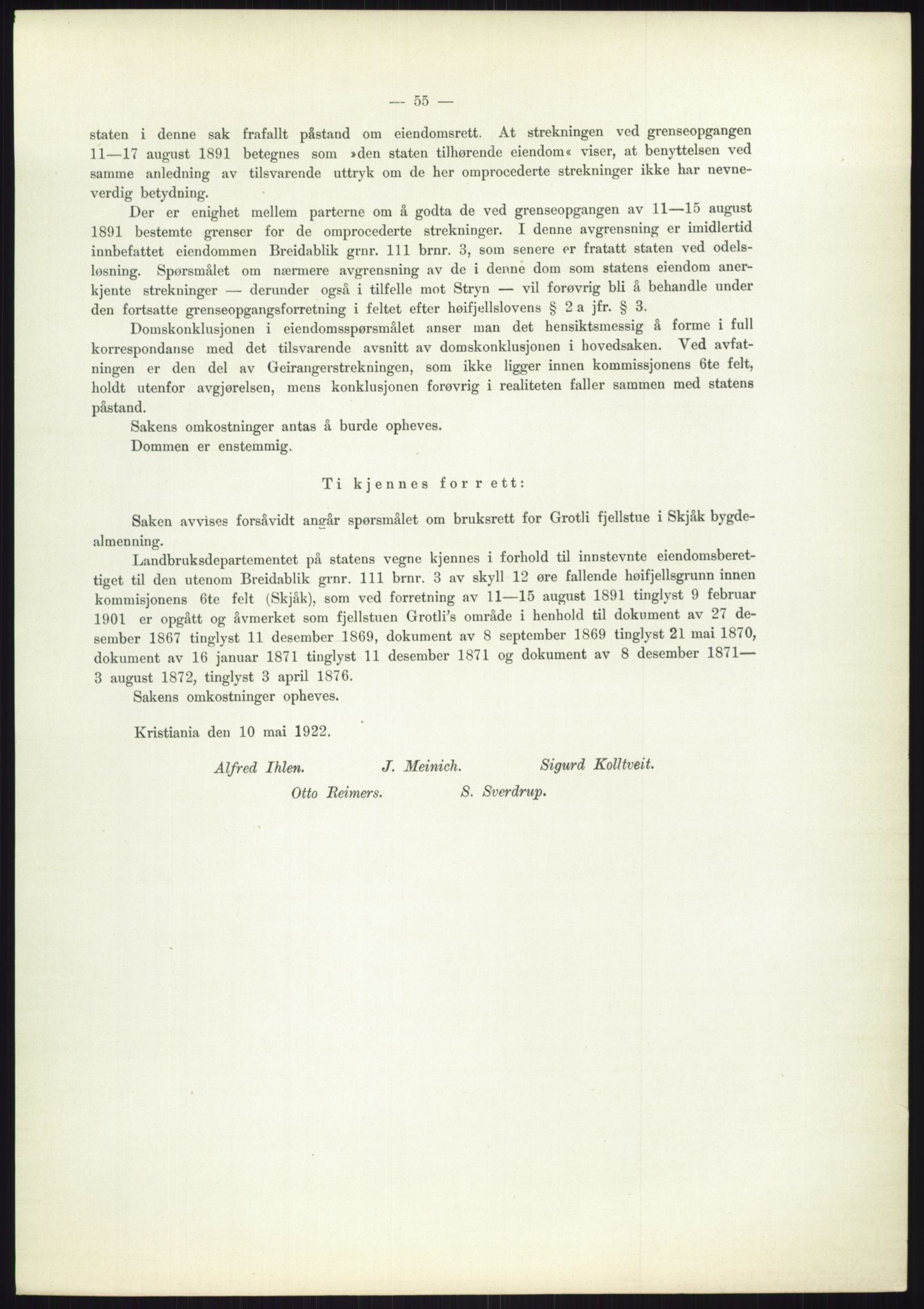 Høyfjellskommisjonen, AV/RA-S-1546/X/Xa/L0001: Nr. 1-33, 1909-1953, p. 2964