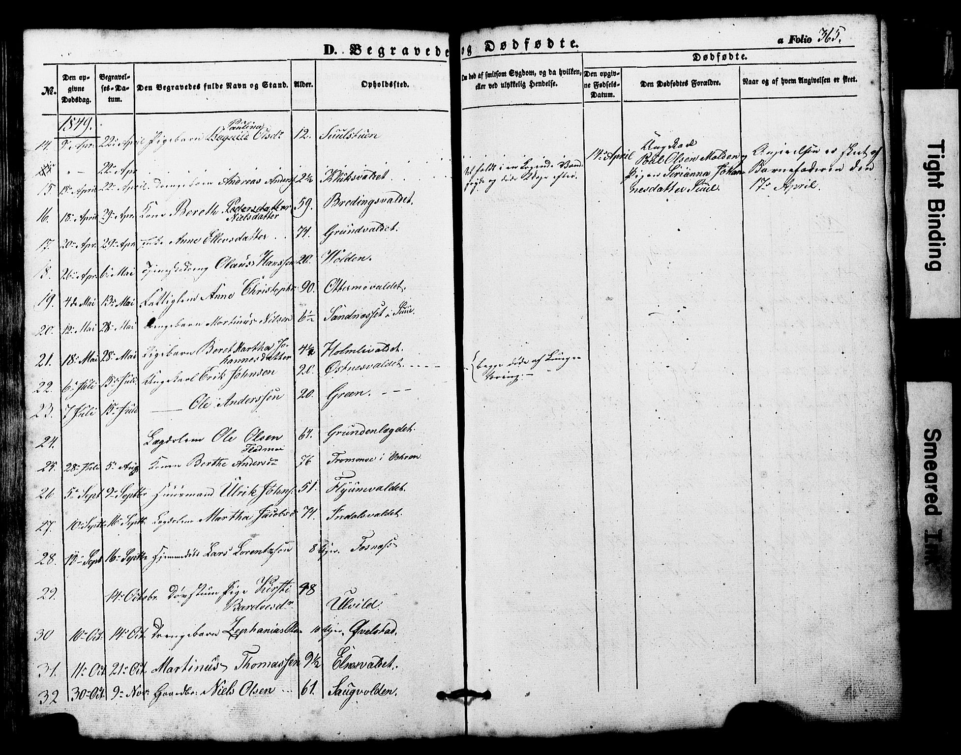 Ministerialprotokoller, klokkerbøker og fødselsregistre - Nord-Trøndelag, SAT/A-1458/724/L0268: Parish register (copy) no. 724C04, 1846-1878, p. 365