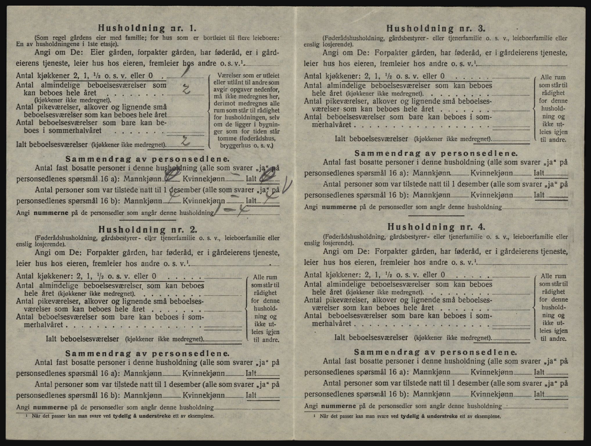 SAO, 1920 census for Aremark, 1920, p. 476