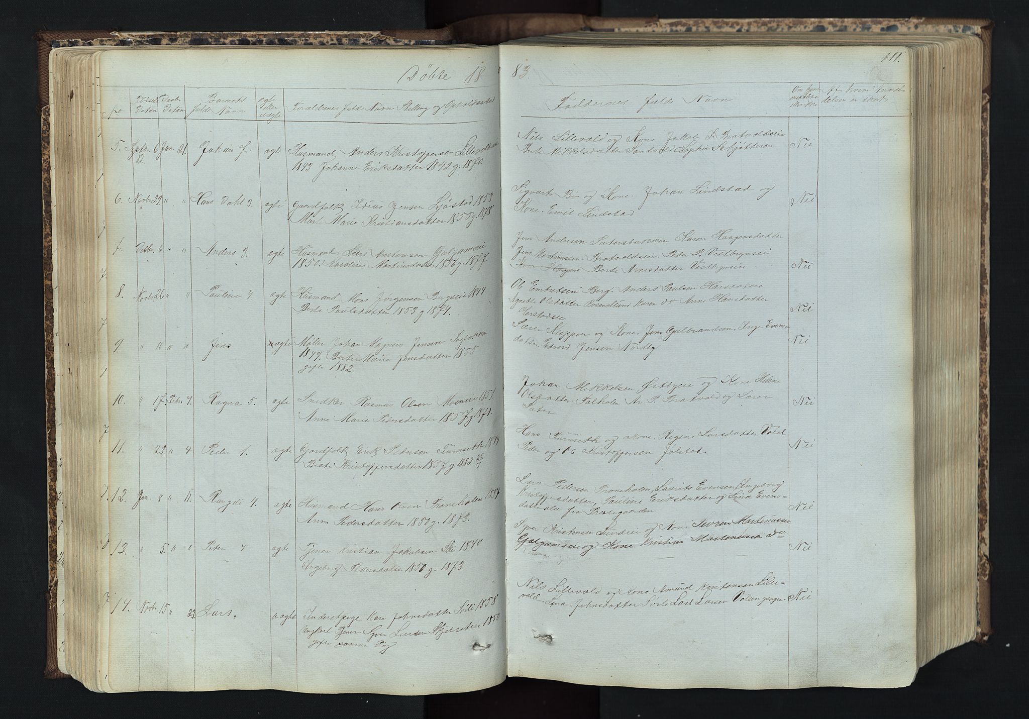 Romedal prestekontor, SAH/PREST-004/L/L0011: Parish register (copy) no. 11, 1867-1895, p. 111