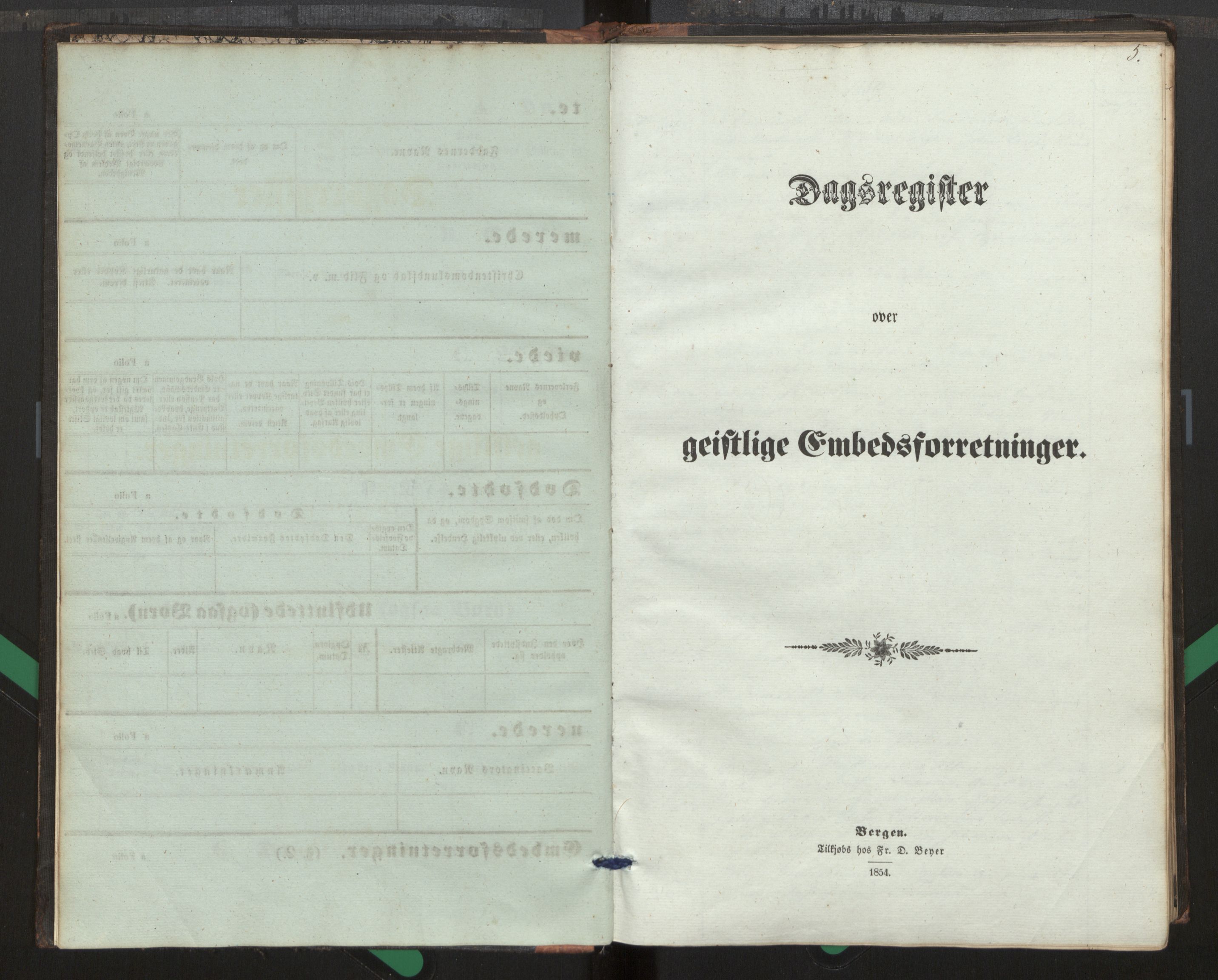 Kinn sokneprestembete, SAB/A-80801/H/Haa/Haag/L0002: Diary records no. G 2, 1859-1890, p. 5