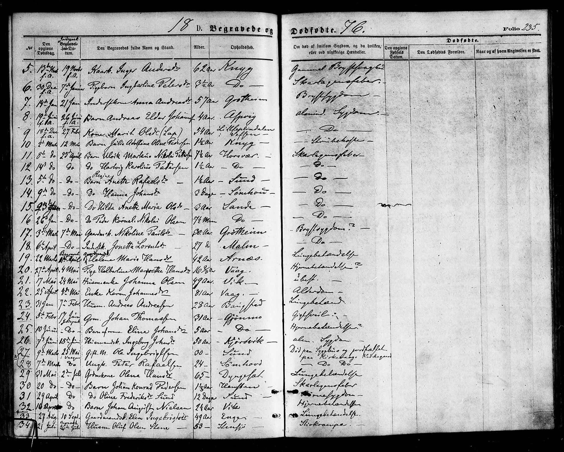 Ministerialprotokoller, klokkerbøker og fødselsregistre - Nordland, SAT/A-1459/812/L0177: Parish register (official) no. 812A06, 1875-1885, p. 235