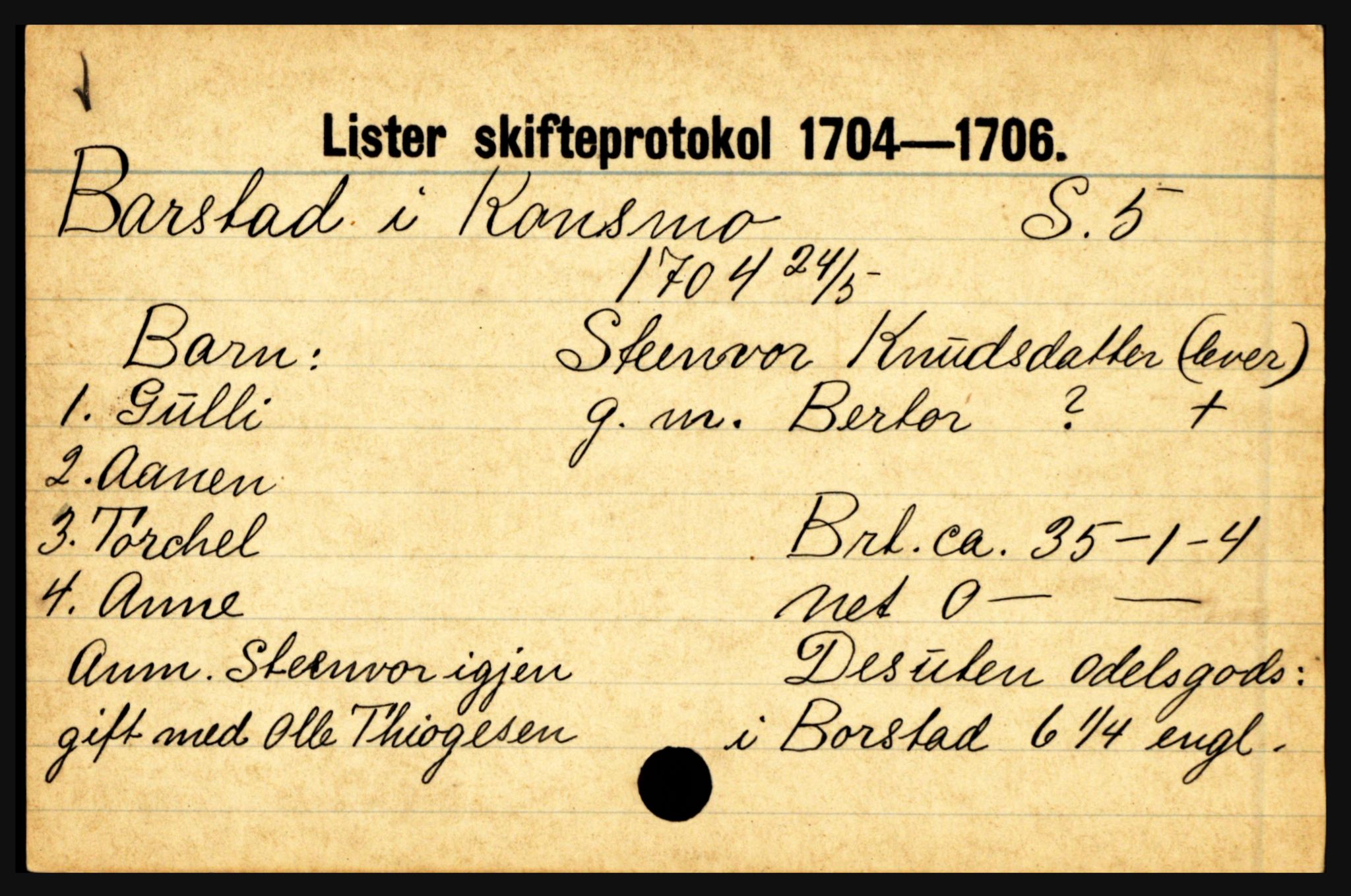 Lister sorenskriveri, AV/SAK-1221-0003/H, p. 1001