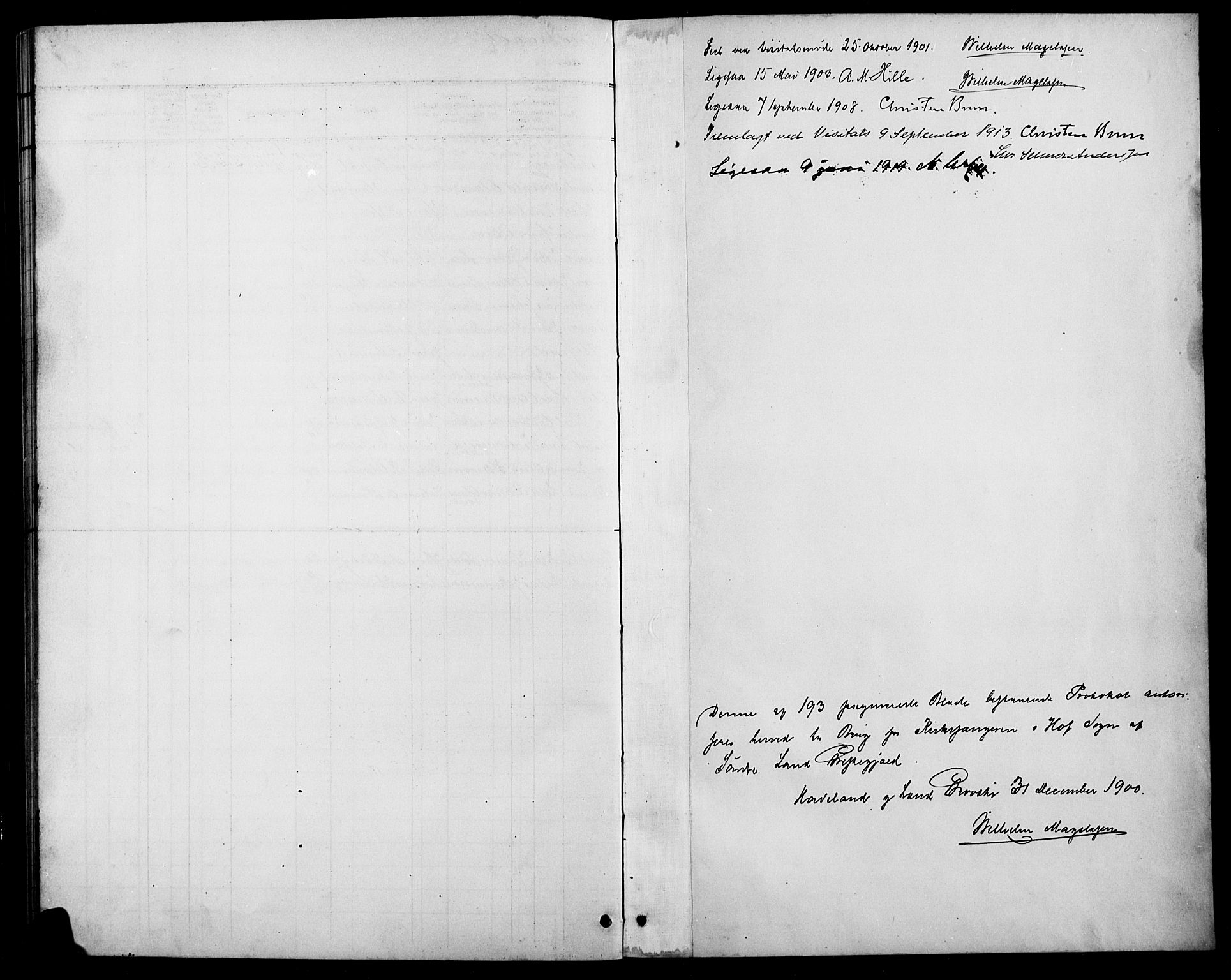 Søndre Land prestekontor, SAH/PREST-122/L/L0004: Parish register (copy) no. 4, 1901-1915