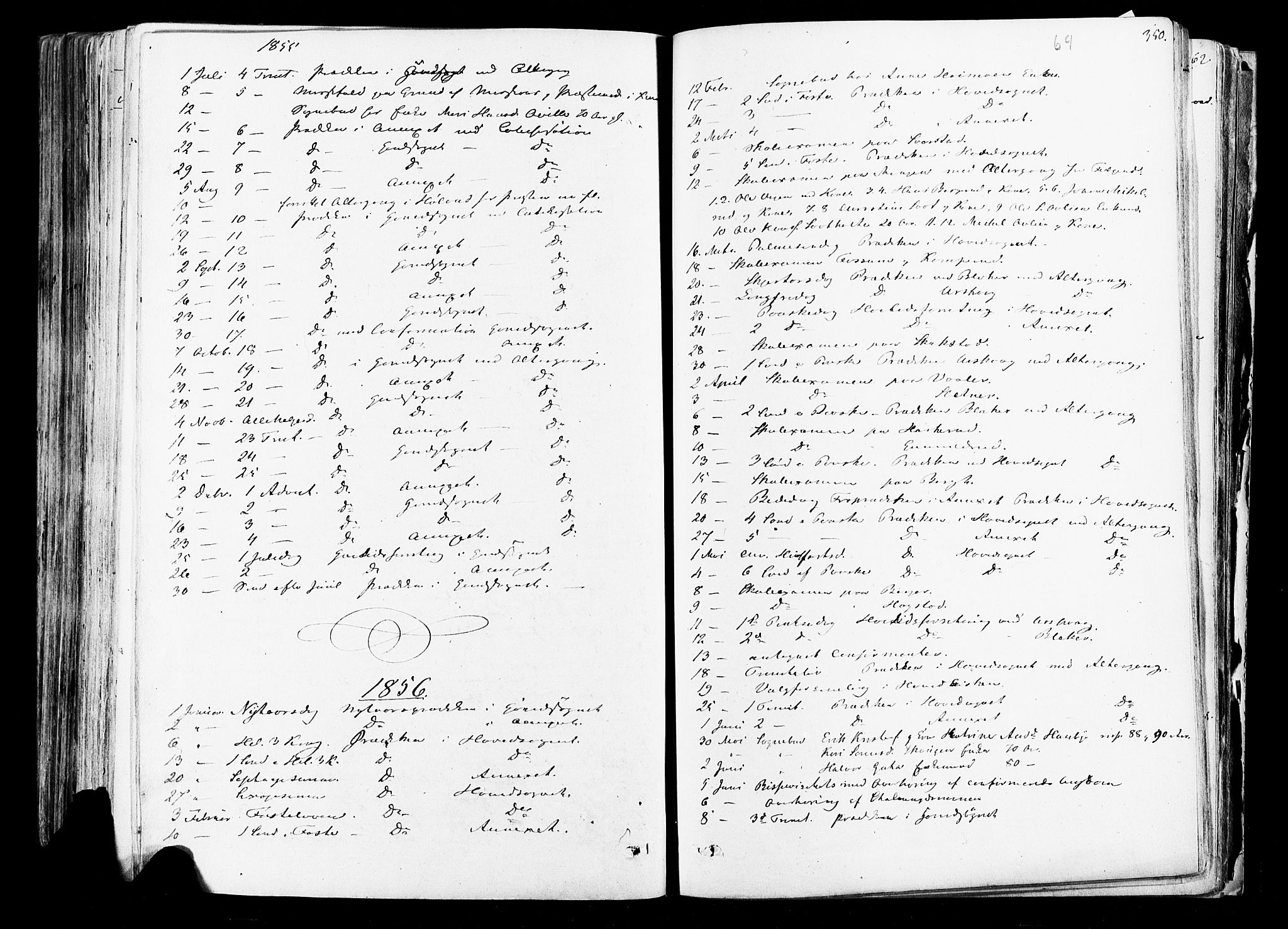 Aurskog prestekontor Kirkebøker, SAO/A-10304a/F/Fa/L0007: Parish register (official) no. I 7, 1854-1877, p. 350