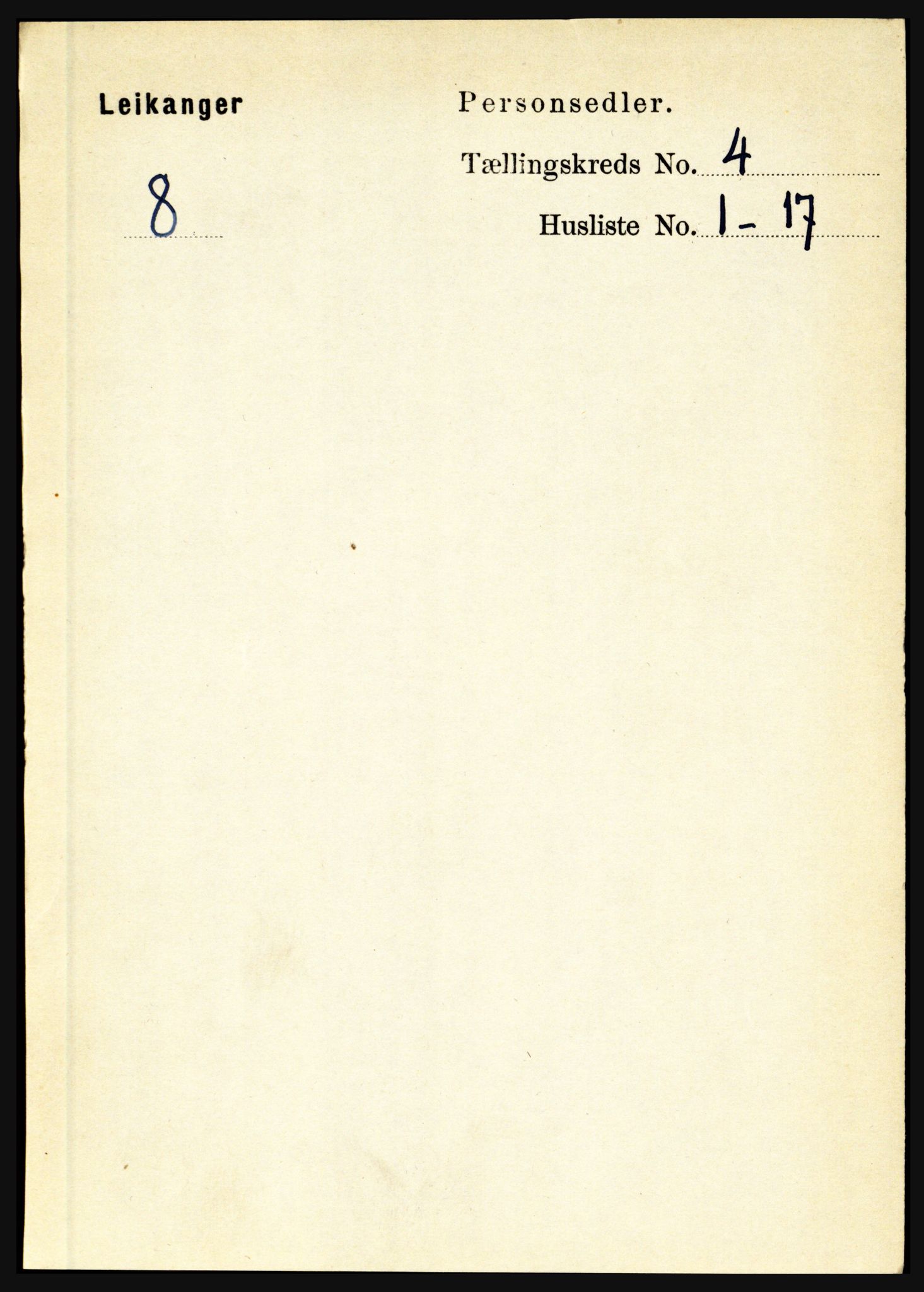 RA, 1891 census for 1419 Leikanger, 1891, p. 565