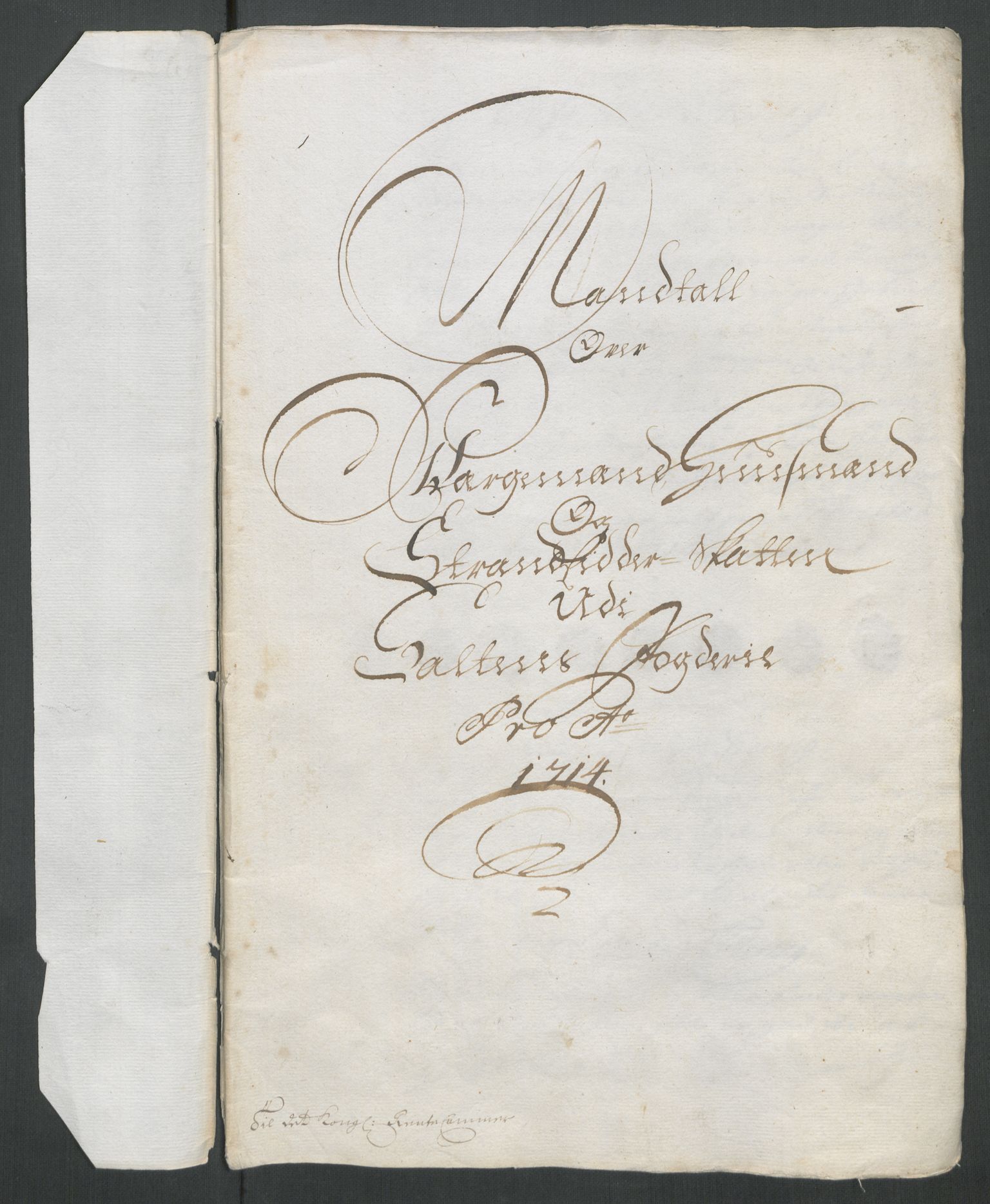 Rentekammeret inntil 1814, Reviderte regnskaper, Fogderegnskap, RA/EA-4092/R66/L4584: Fogderegnskap Salten, 1714, p. 81