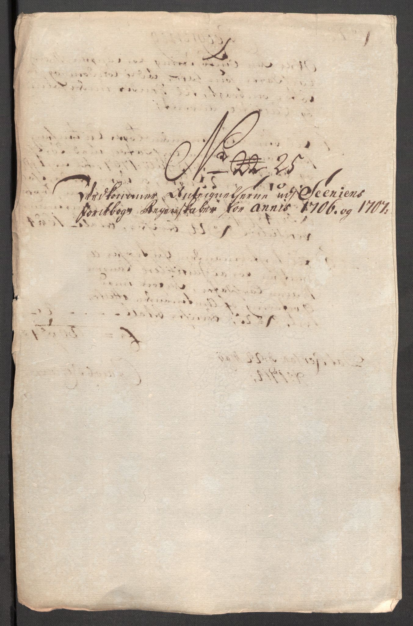 Rentekammeret inntil 1814, Reviderte regnskaper, Fogderegnskap, AV/RA-EA-4092/R68/L4756: Fogderegnskap Senja og Troms, 1705-1707, p. 501