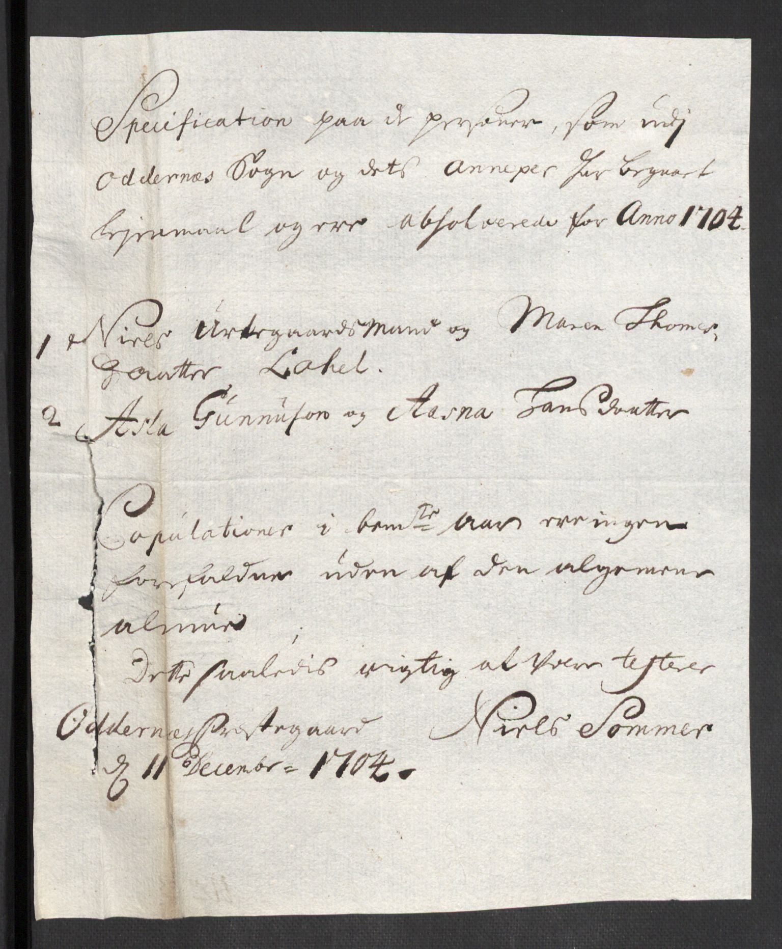 Rentekammeret inntil 1814, Reviderte regnskaper, Fogderegnskap, AV/RA-EA-4092/R43/L2550: Fogderegnskap Lista og Mandal, 1703-1704, p. 182