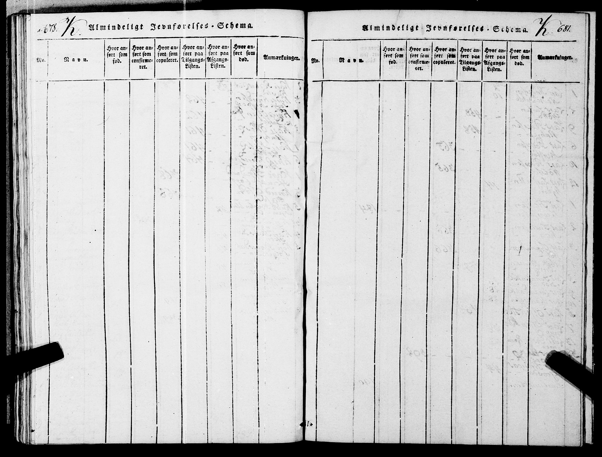 Ministerialprotokoller, klokkerbøker og fødselsregistre - Møre og Romsdal, SAT/A-1454/545/L0585: Parish register (official) no. 545A01, 1818-1853, p. 678-679