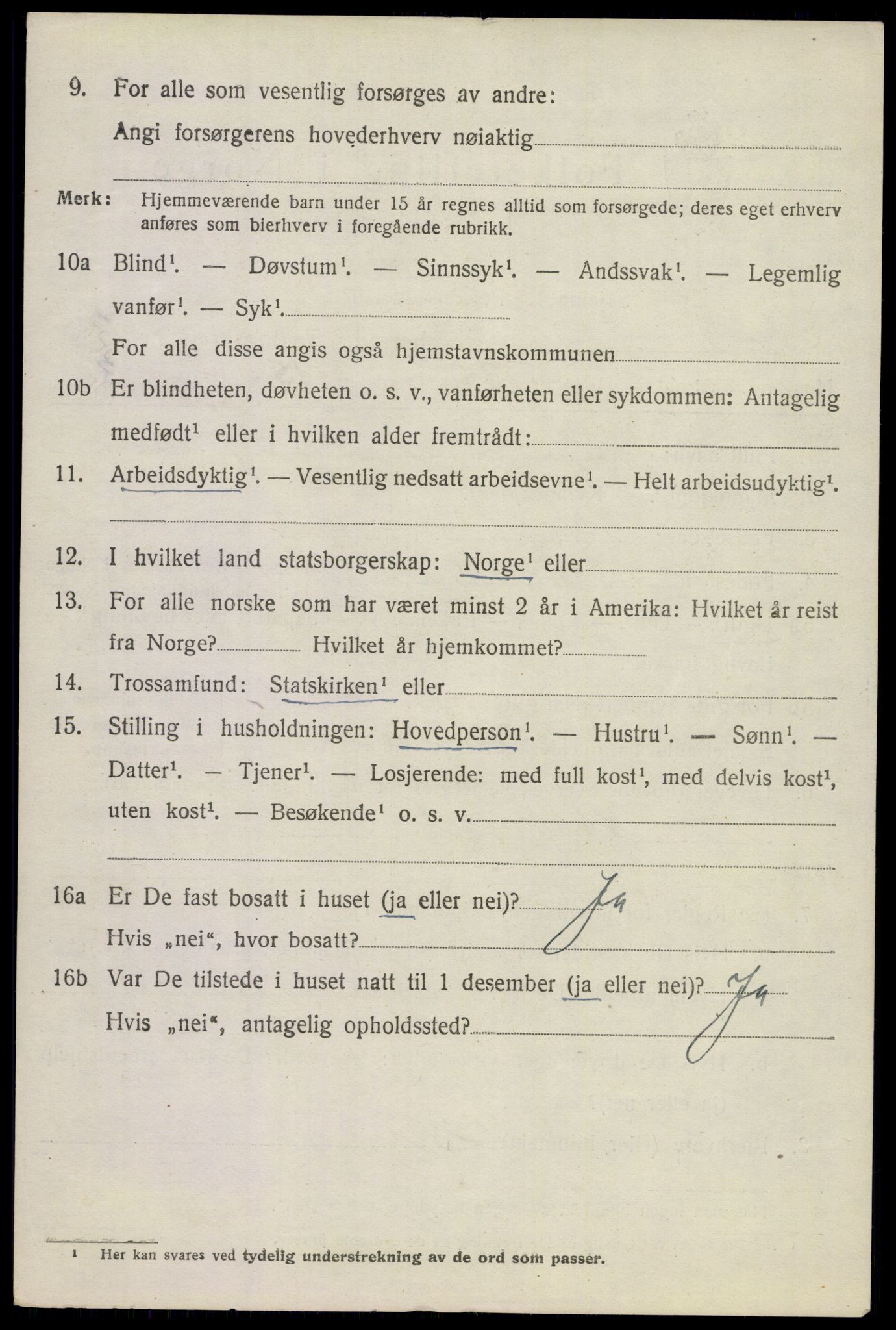 SAKO, 1920 census for Andebu, 1920, p. 2237