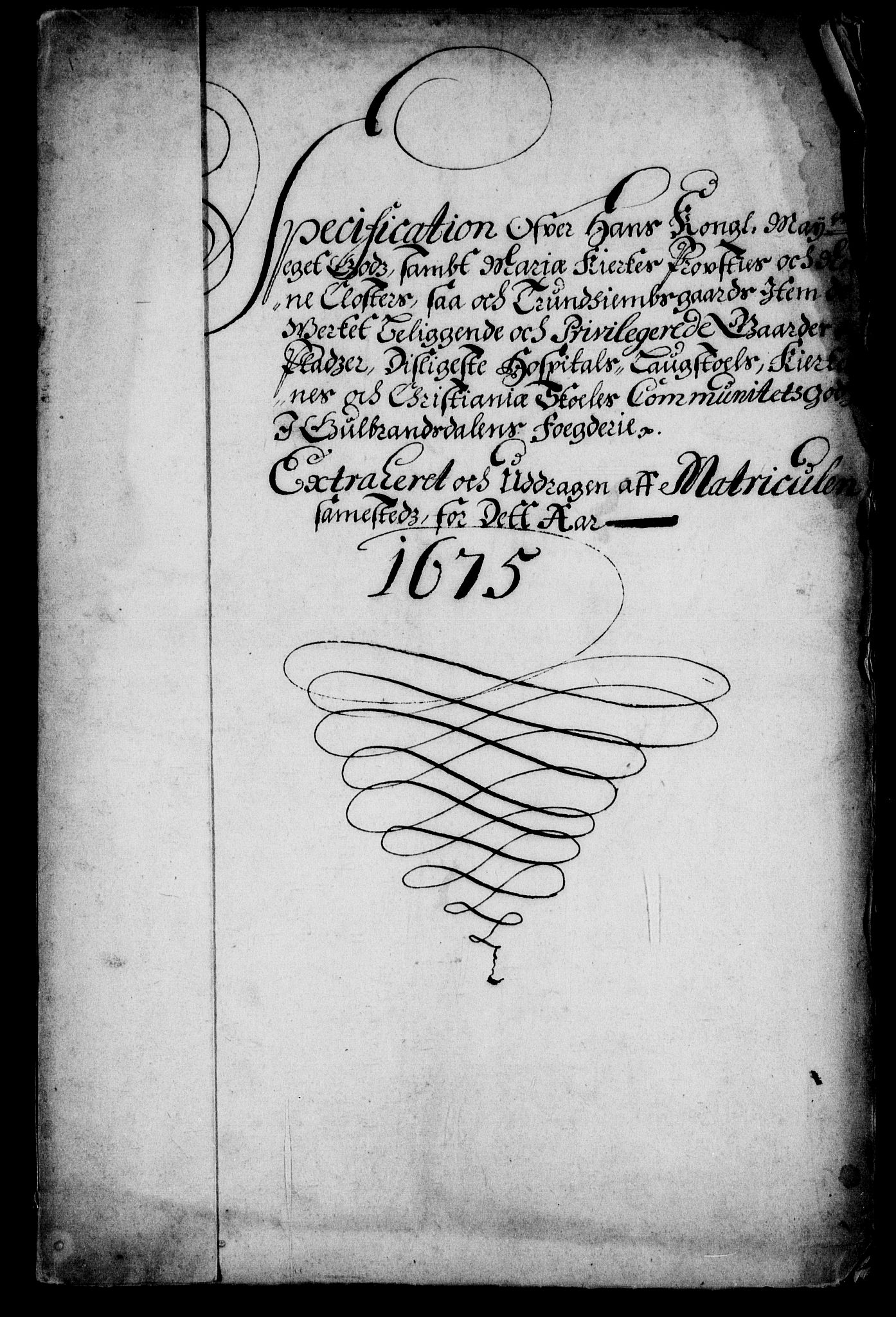 Rentekammeret inntil 1814, Realistisk ordnet avdeling, RA/EA-4070/On/L0013: [Jj 14]: Forskjellige dokumenter om krongodset i Norge, 1672-1722, p. 112