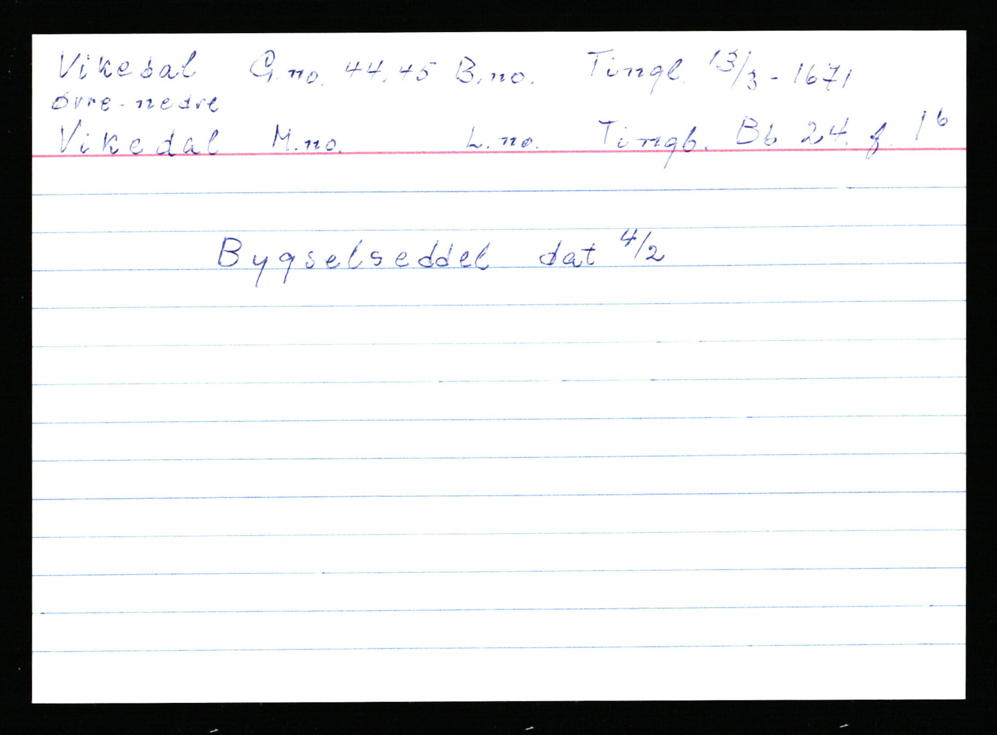 Statsarkivet i Stavanger, AV/SAST-A-101971/03/Y/Ym/L0067: Åstedskort sortert etter gårdsnavn: Vik - Vold, 1600-1950, p. 101
