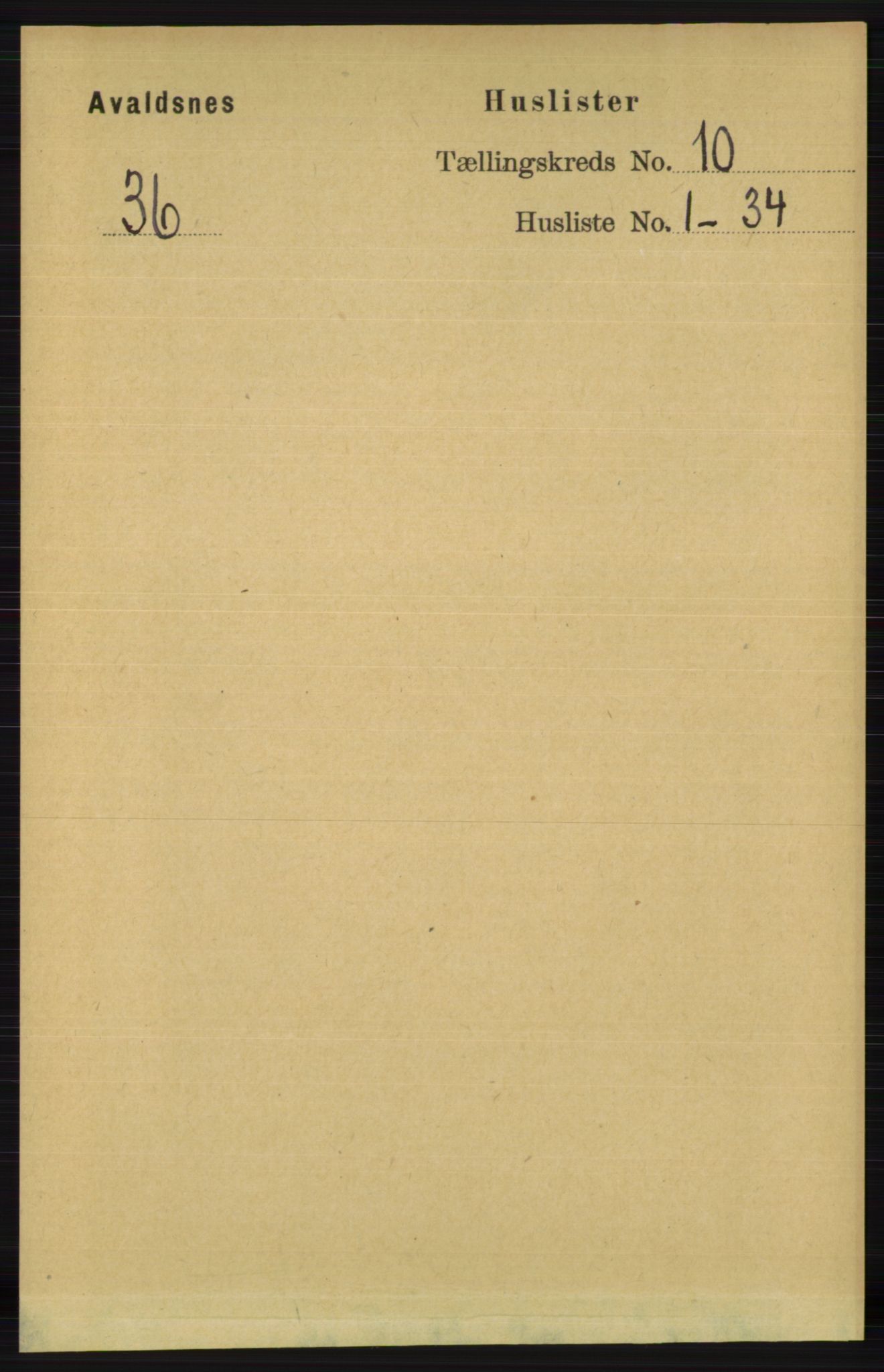 RA, 1891 census for 1147 Avaldsnes, 1891, p. 5754
