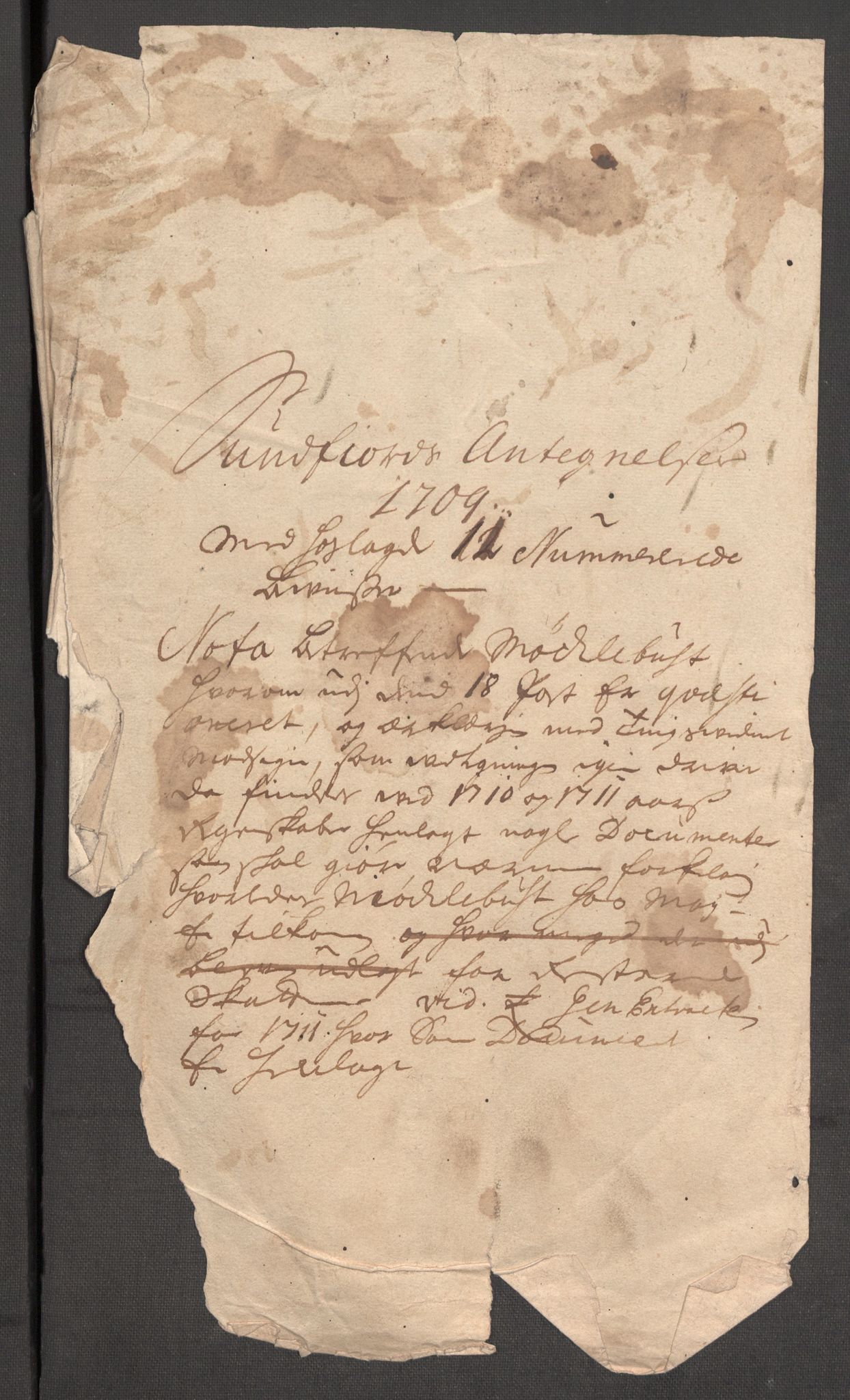 Rentekammeret inntil 1814, Reviderte regnskaper, Fogderegnskap, AV/RA-EA-4092/R53/L3432: Fogderegnskap Sunn- og Nordfjord, 1709, p. 194