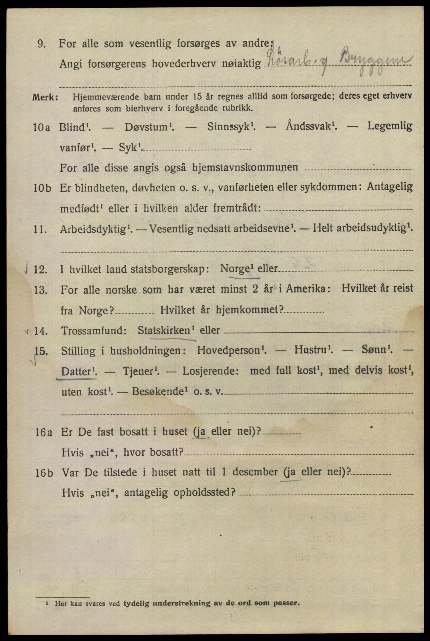 SAO, 1920 census for Kristiania, 1920, p. 632134