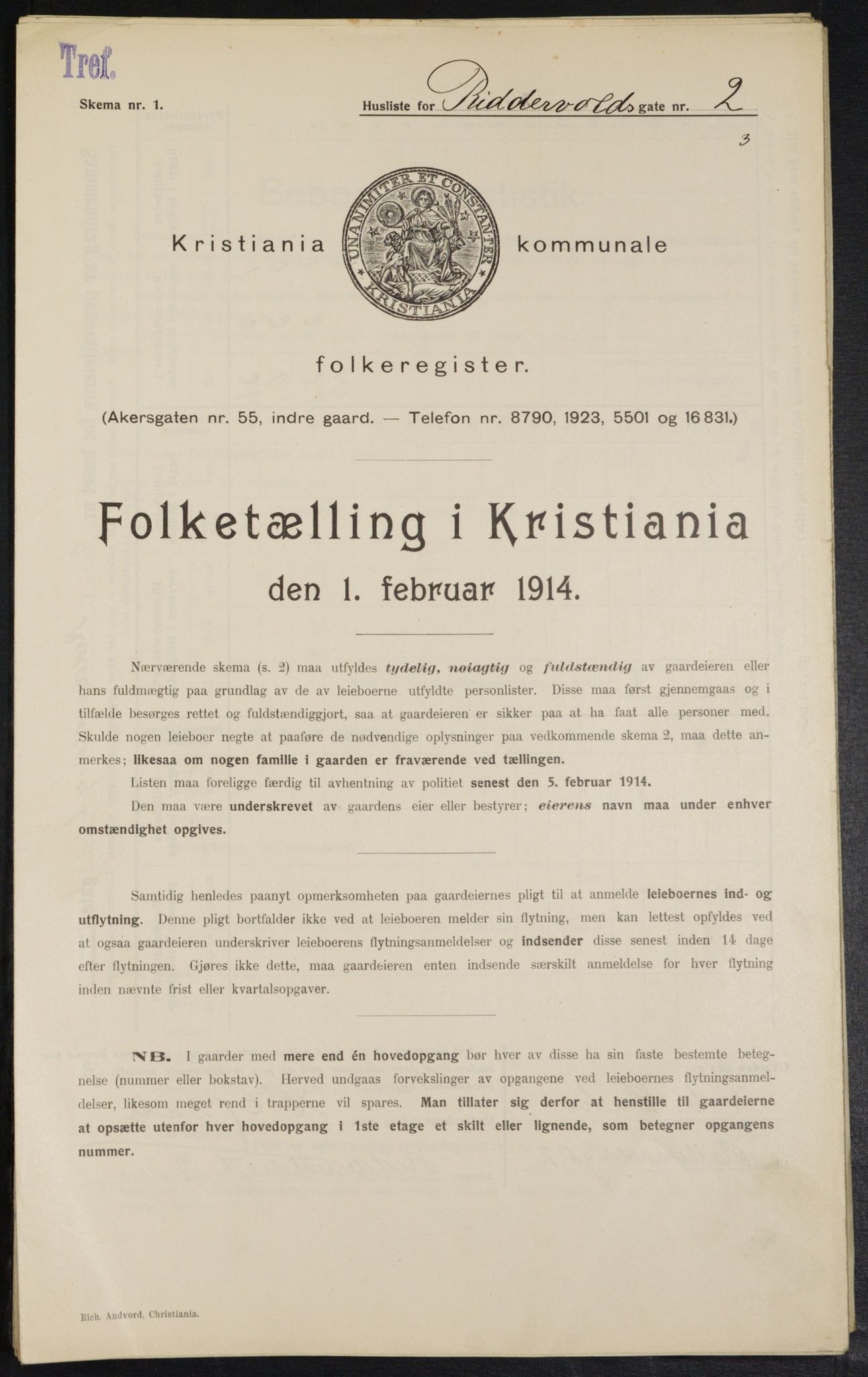 OBA, Municipal Census 1914 for Kristiania, 1914, p. 82939