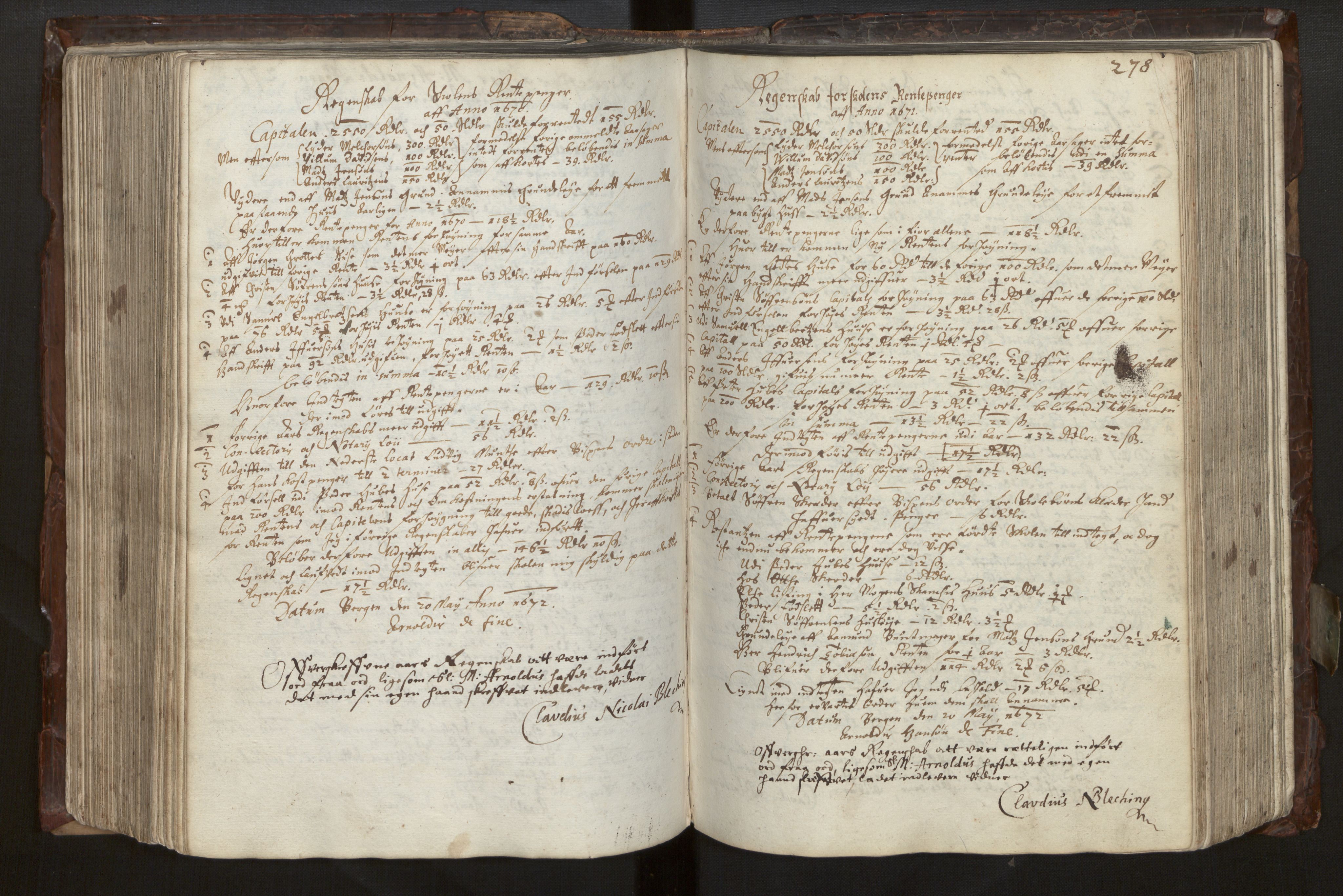 Bjørgvin biskop, AV/SAB-A-5601/Ga/L0014: Jordebøker for geistleg gods og andre rekneskapsprotokollar, 1609-1737, p. 277b-278a