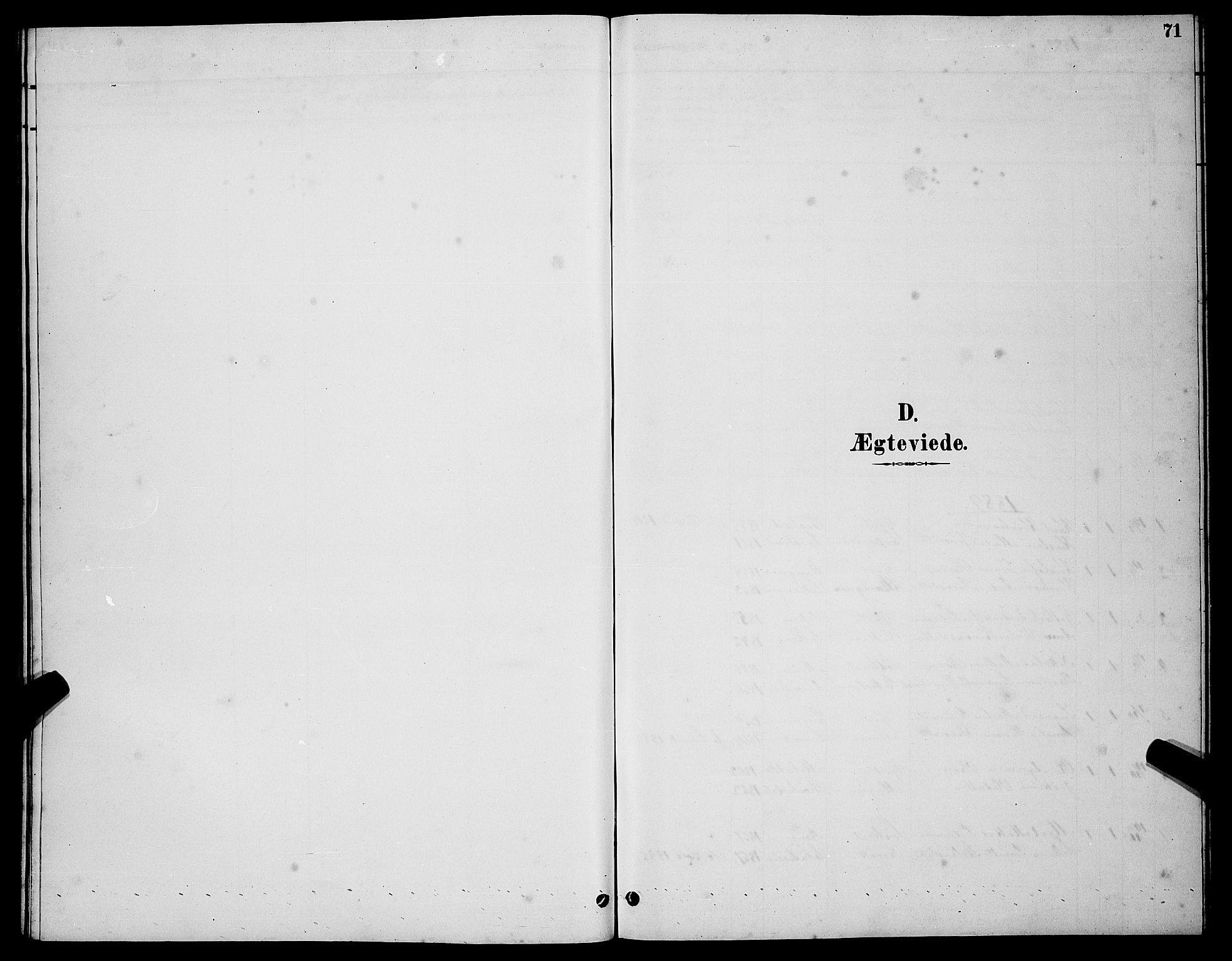 Tranøy sokneprestkontor, SATØ/S-1313/I/Ia/Iab/L0004klokker: Parish register (copy) no. 4, 1888-1901, p. 71