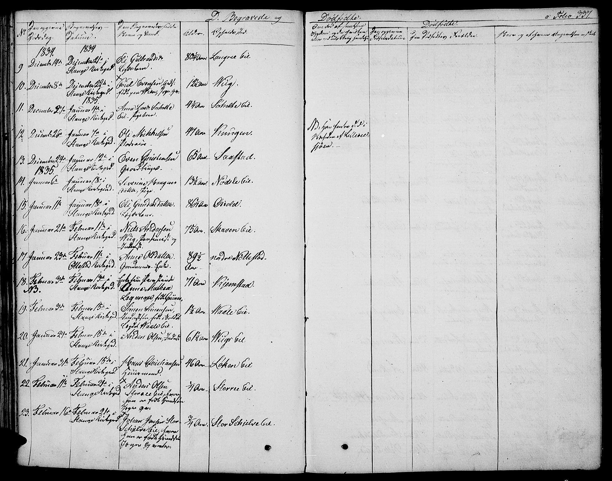 Stange prestekontor, AV/SAH-PREST-002/K/L0009: Parish register (official) no. 9, 1826-1835, p. 337