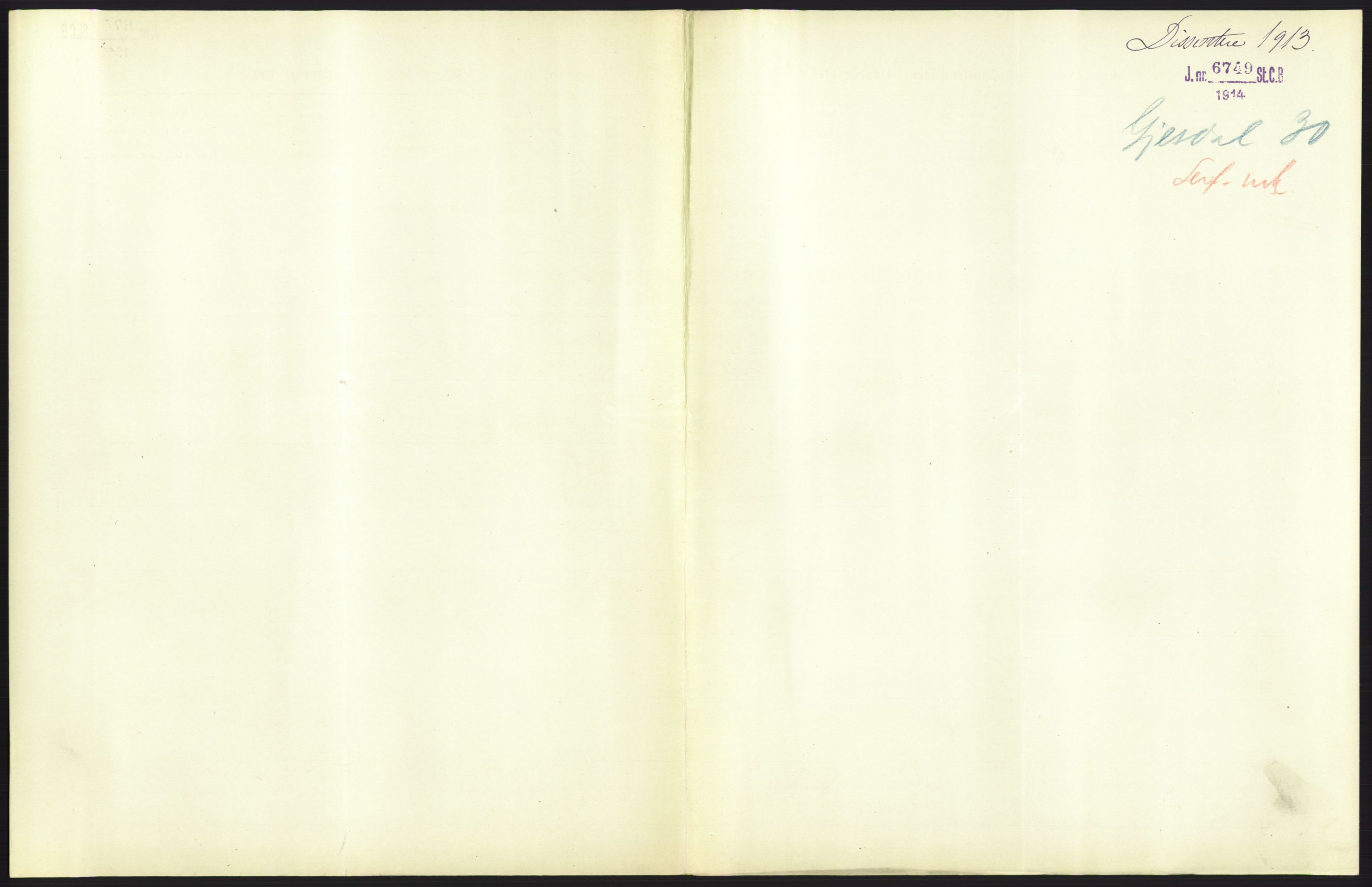 Statistisk sentralbyrå, Sosiodemografiske emner, Befolkning, AV/RA-S-2228/D/Df/Dfb/Dfbc/L0025: Stavanger amt: Levendefødte menn og kvinner. Bygder., 1913, p. 43