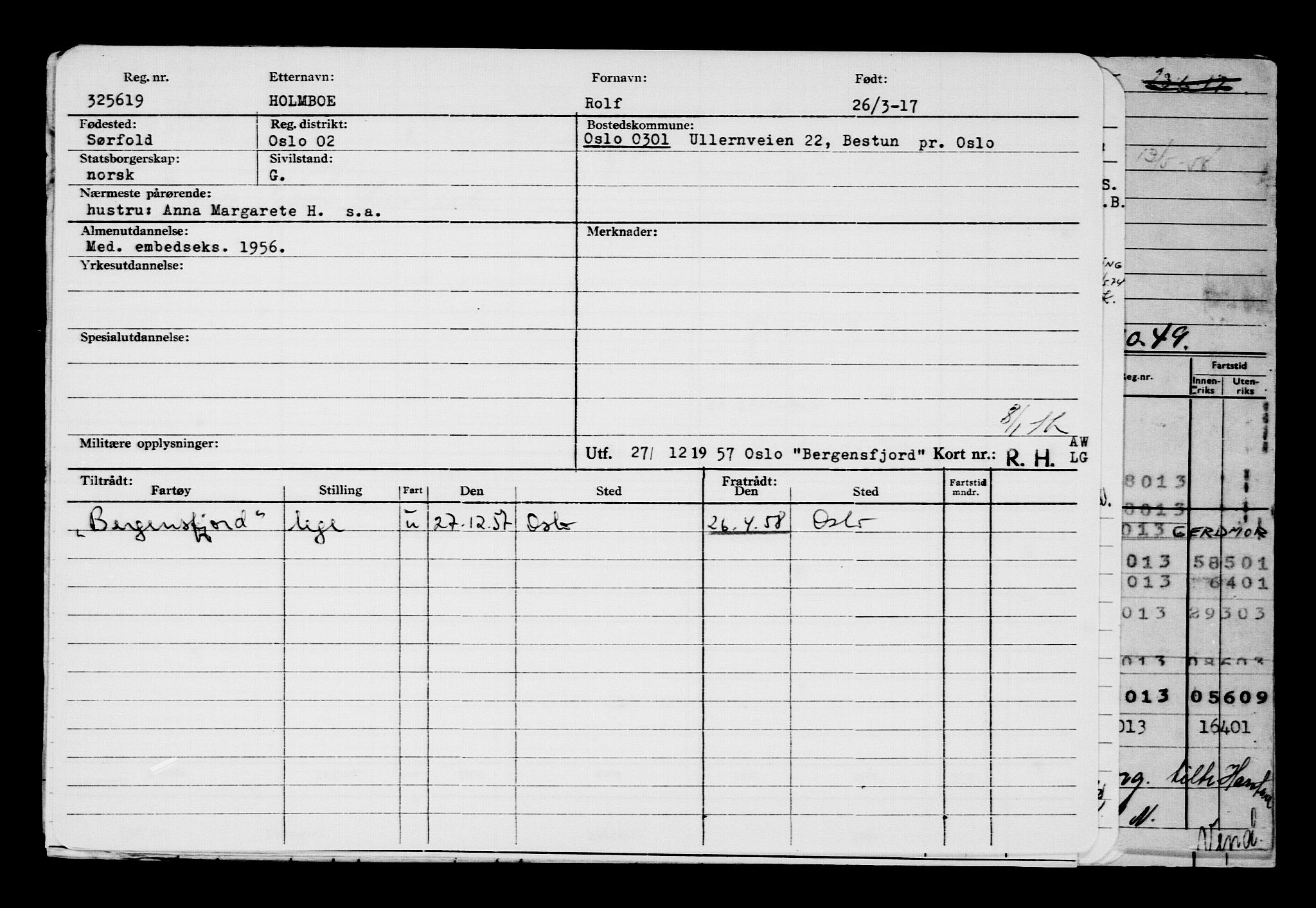 Direktoratet for sjømenn, AV/RA-S-3545/G/Gb/L0147: Hovedkort, 1917, p. 237