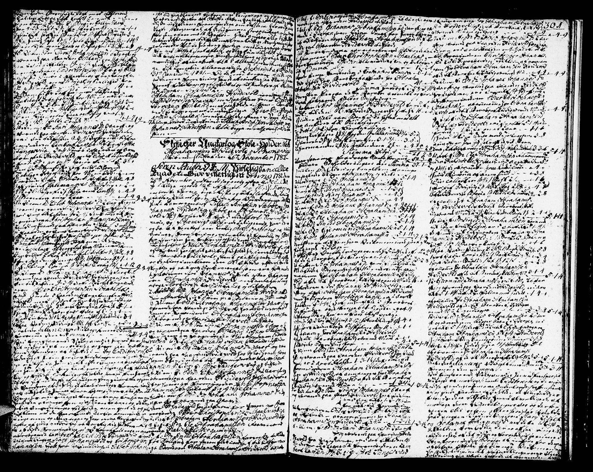 Sunnhordland sorenskrivar, SAB/A-2401/1/H/Ha/Haa/L0009: Skifteprotokollar. Register i protokoll. Fol. 639- ut, 1780-1783, p. 300b-301a