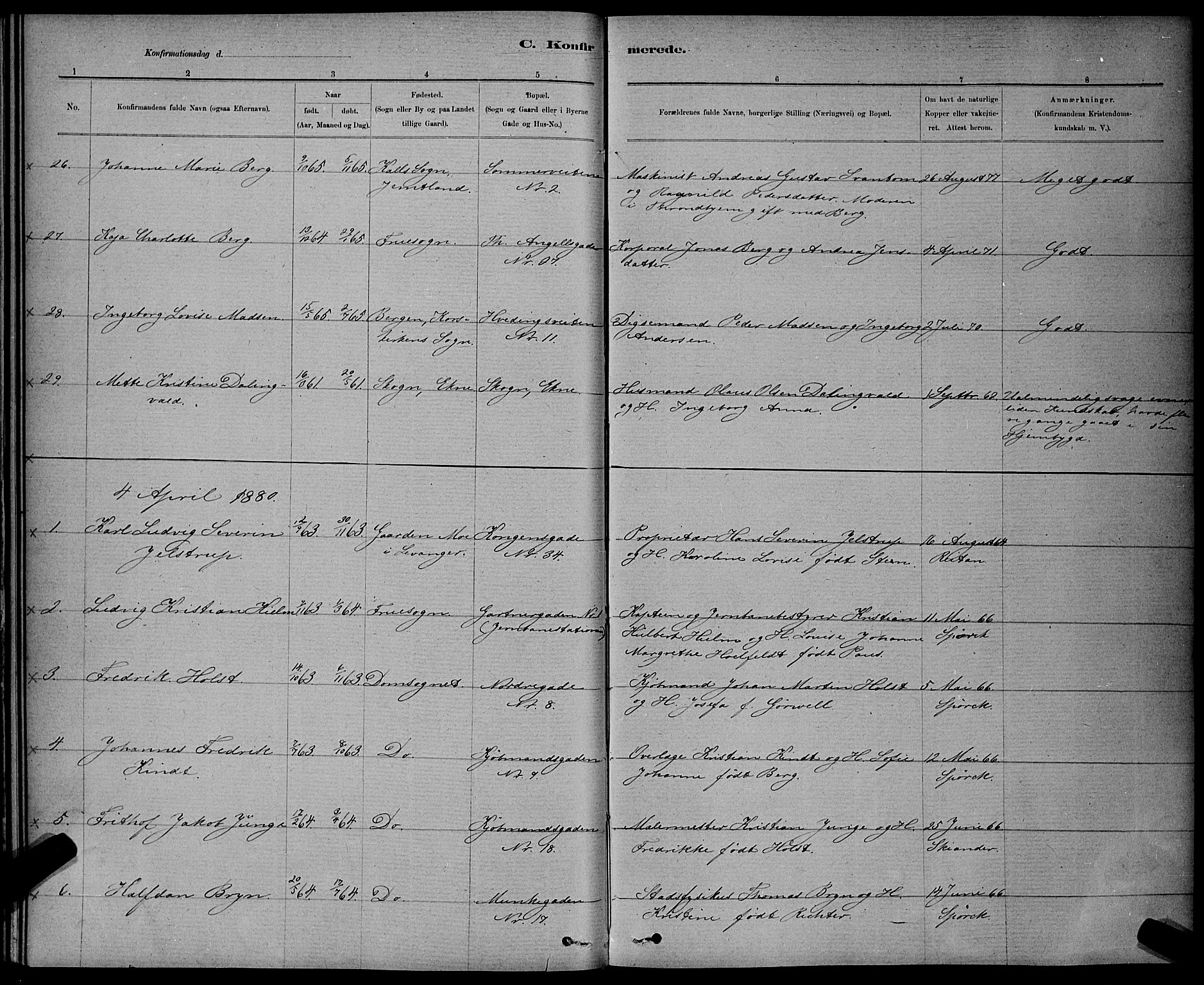 Ministerialprotokoller, klokkerbøker og fødselsregistre - Sør-Trøndelag, SAT/A-1456/601/L0091: Parish register (copy) no. 601C09, 1878-1883