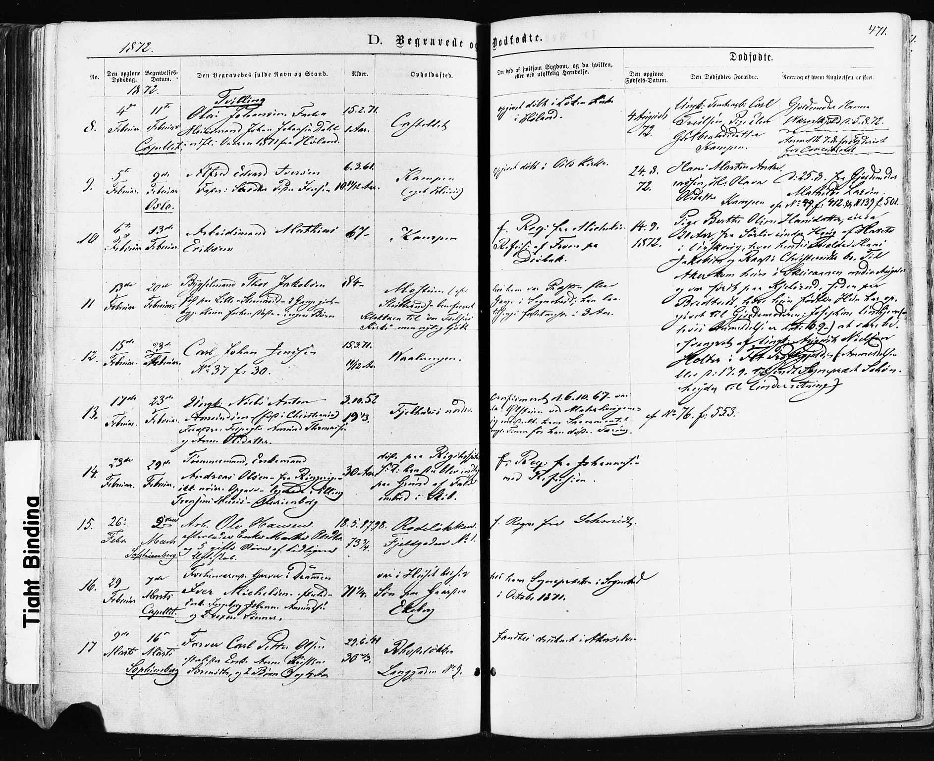 Østre Aker prestekontor Kirkebøker, SAO/A-10840/F/Fa/L0003: Parish register (official) no. I 3, 1869-1875, p. 471