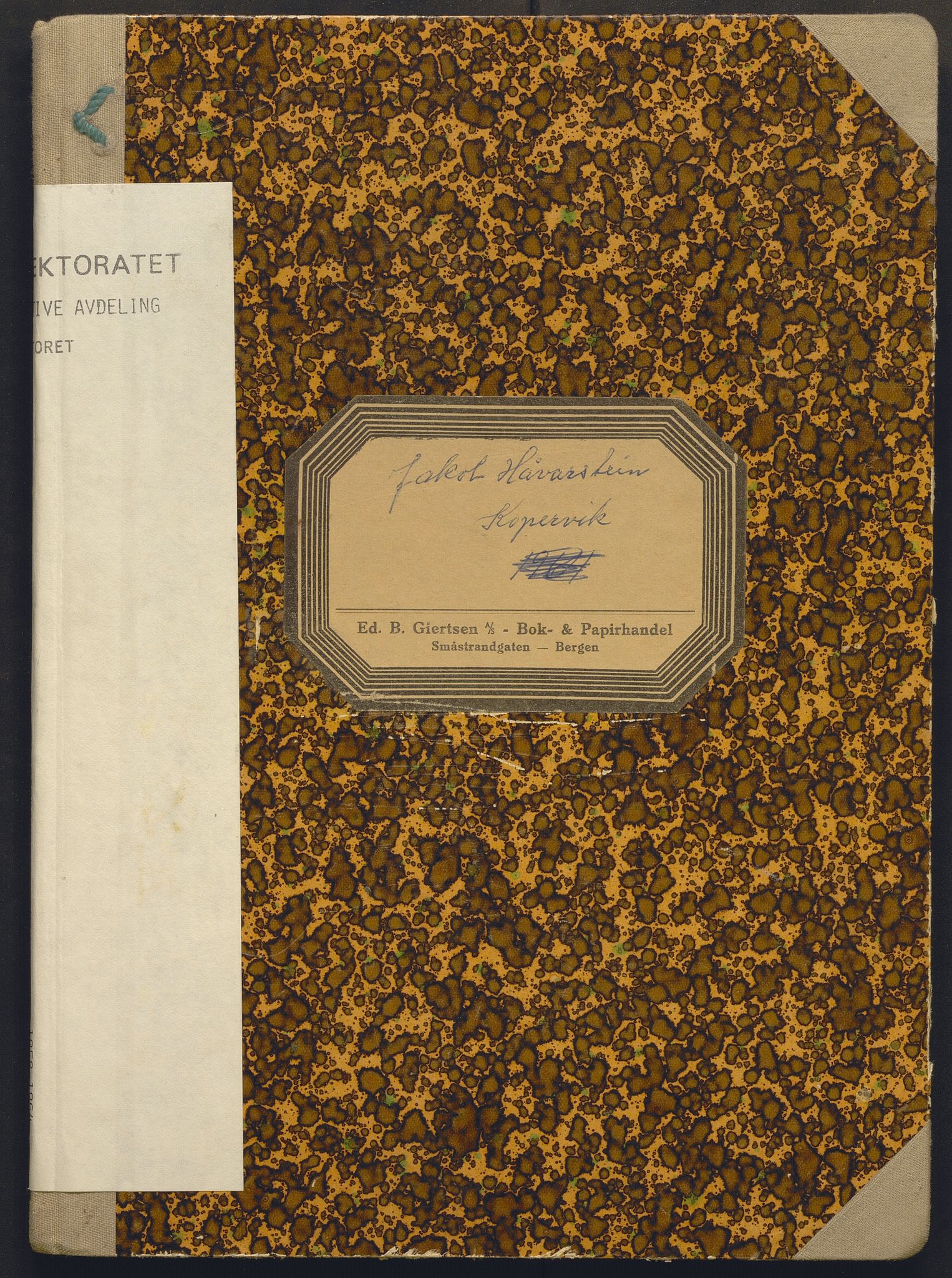 Fiskeridirektoratet - 1 Adm. ledelse - 13 Båtkontoret, AV/SAB-A-2003/I/Ia/Iai/L0063: 135.0922/4 Merkeprotokoll - Kopervik, 1958-1964