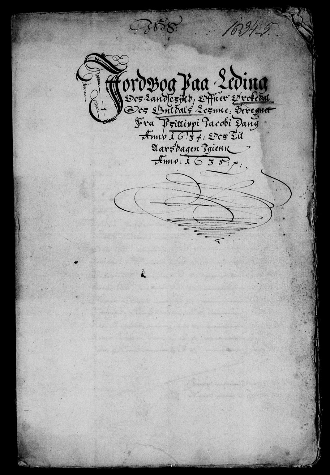 Rentekammeret inntil 1814, Reviderte regnskaper, Lensregnskaper, AV/RA-EA-5023/R/Rb/Rbw/L0054: Trondheim len, 1634-1635