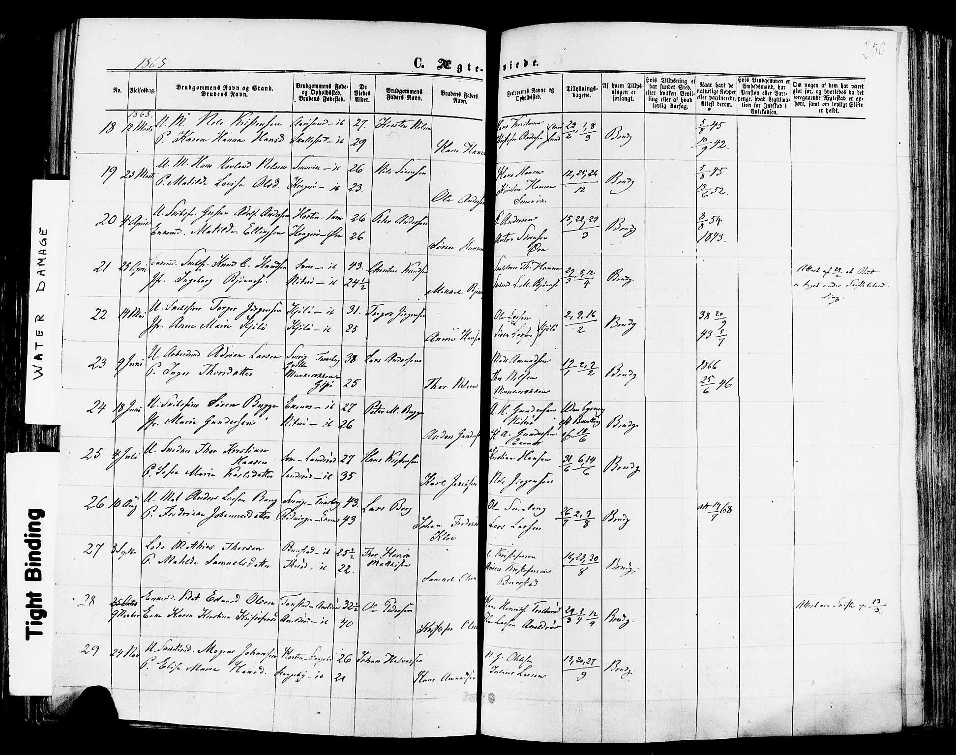 Nøtterøy kirkebøker, SAKO/A-354/F/Fa/L0007: Parish register (official) no. I 7, 1865-1877, p. 280