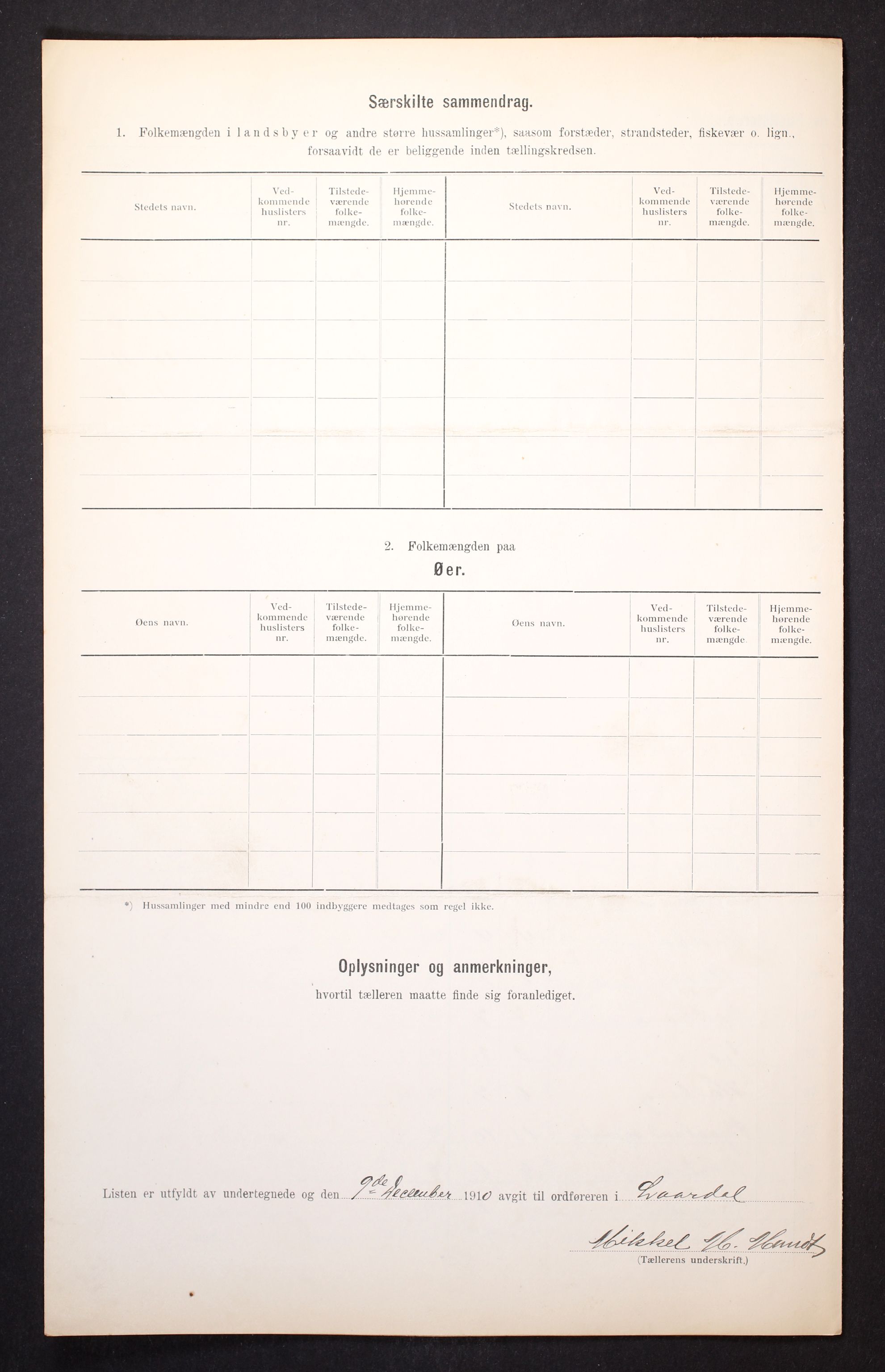 RA, 1910 census for Lårdal, 1910, p. 6