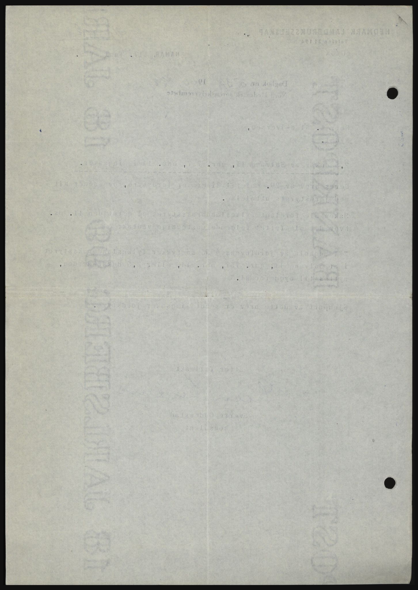 Nord-Hedmark sorenskriveri, SAH/TING-012/H/Hc/L0022: Mortgage book no. 22, 1965-1965, Diary no: : 3738/1965