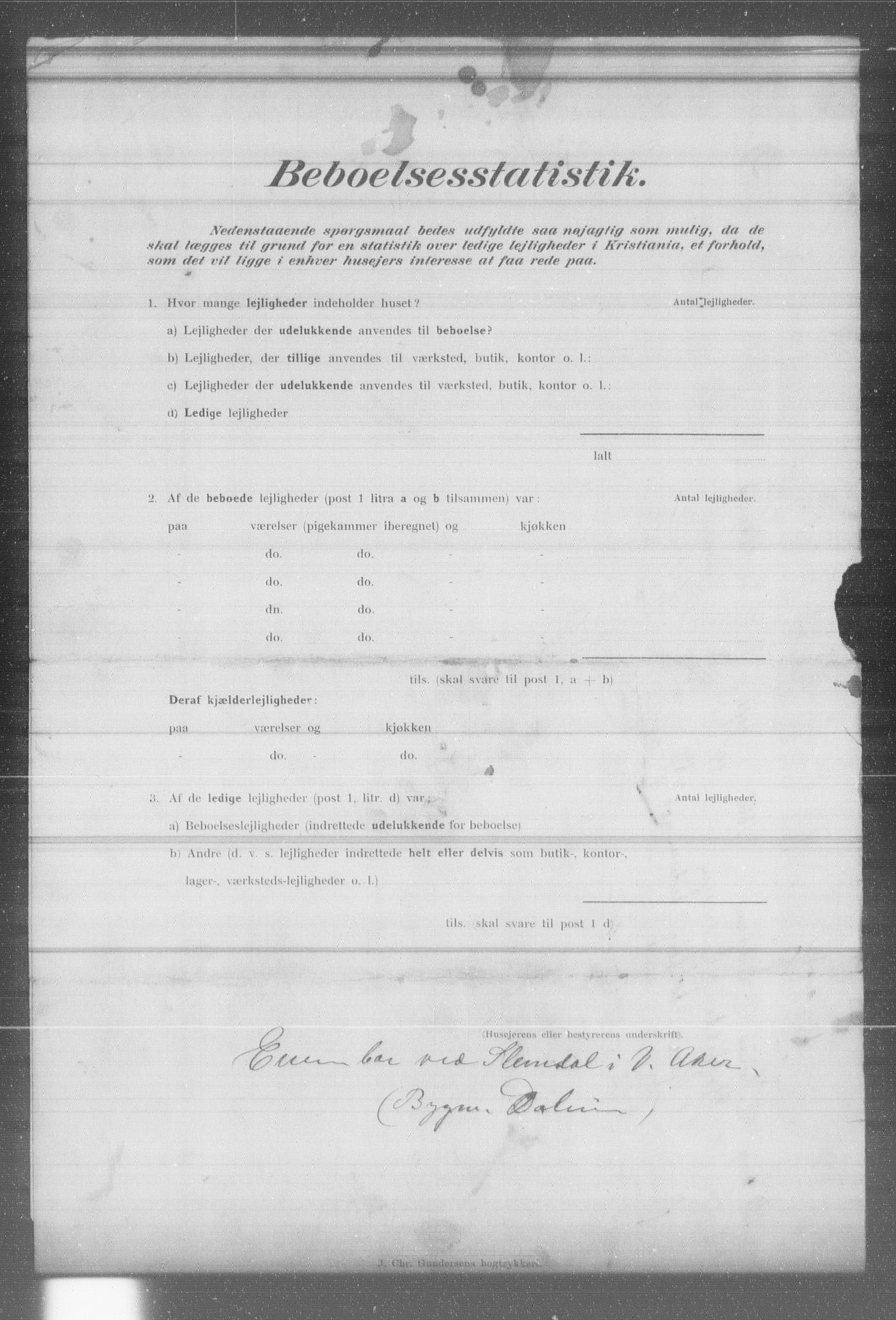 OBA, Municipal Census 1902 for Kristiania, 1902, p. 8542