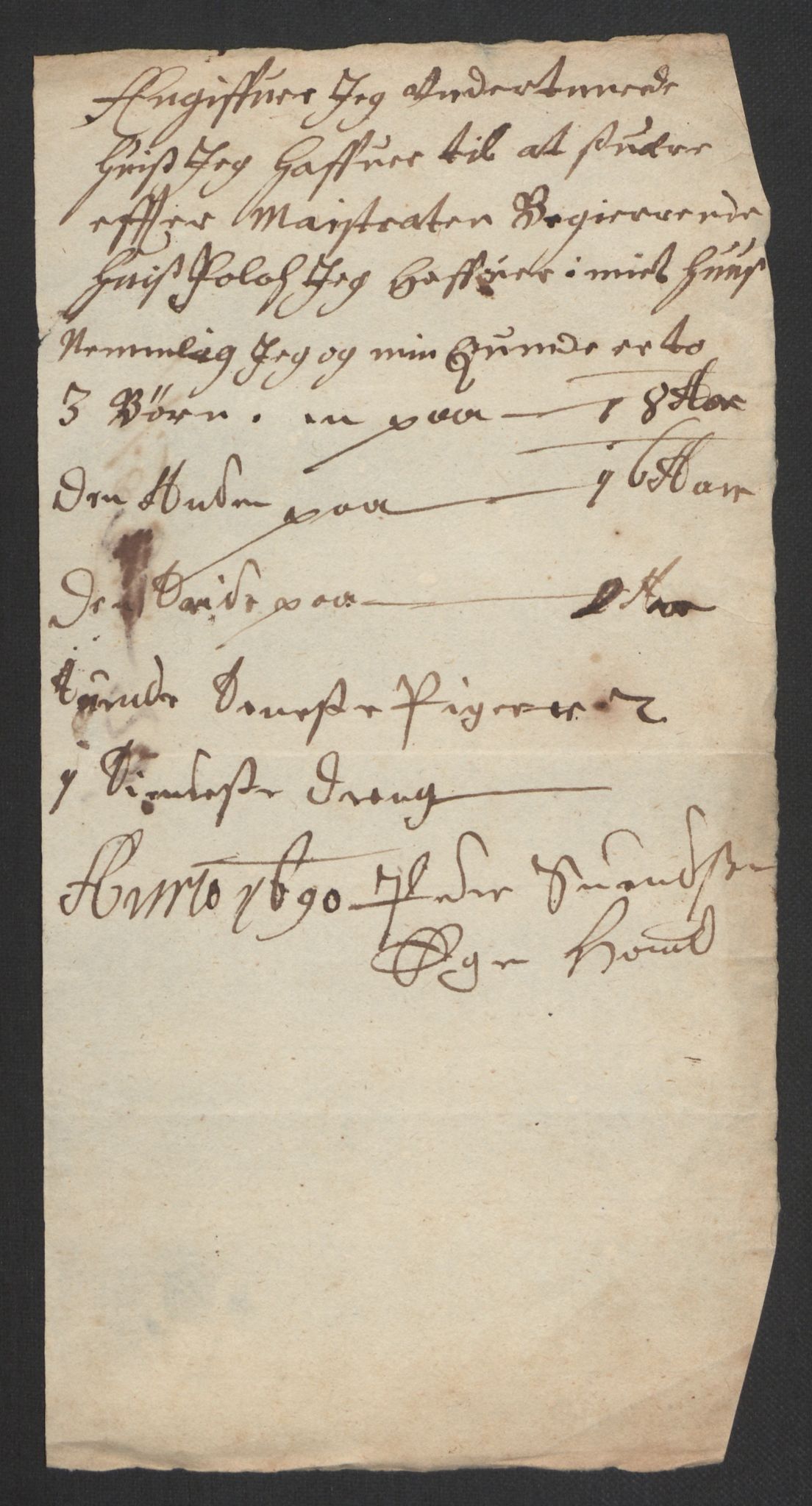 Rentekammeret inntil 1814, Reviderte regnskaper, Byregnskaper, AV/RA-EA-4066/R/Rs/L0505: [S2] Kontribusjonsregnskap, 1686-1691, p. 434