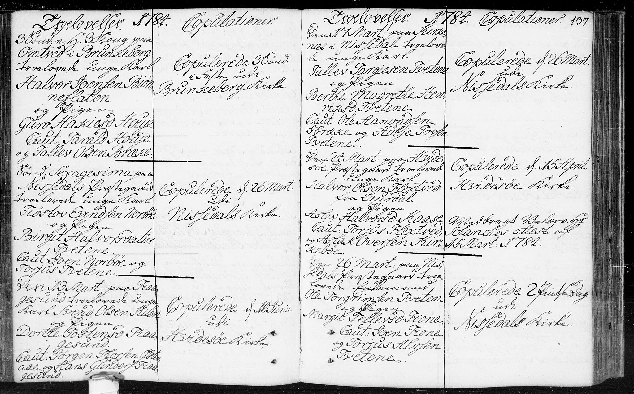 Kviteseid kirkebøker, SAKO/A-276/F/Fa/L0002: Parish register (official) no. I 2, 1773-1786, p. 137