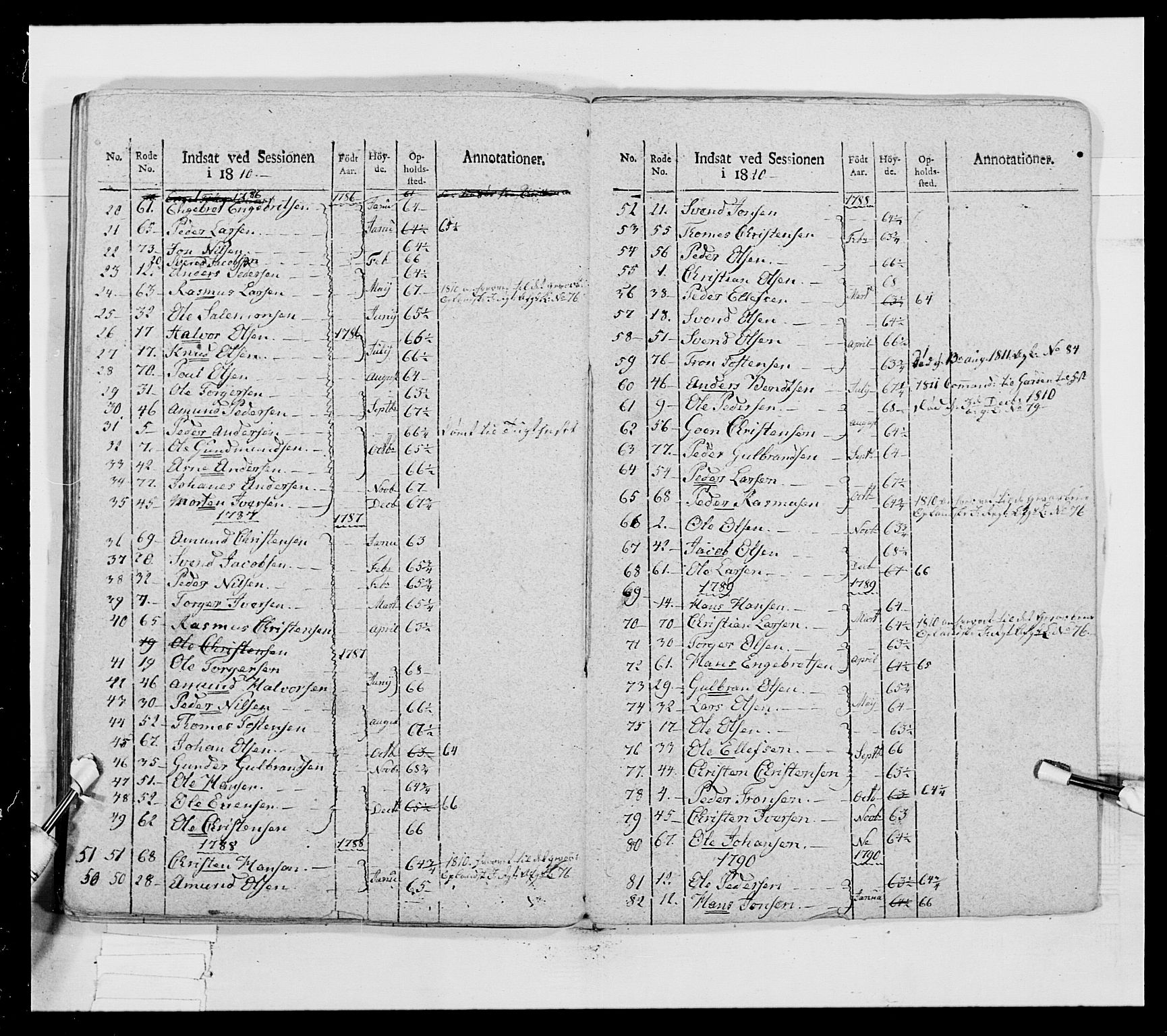 Generalitets- og kommissariatskollegiet, Det kongelige norske kommissariatskollegium, AV/RA-EA-5420/E/Eh/L0018: Opplandske dragonregiment, 1810-1811, p. 441