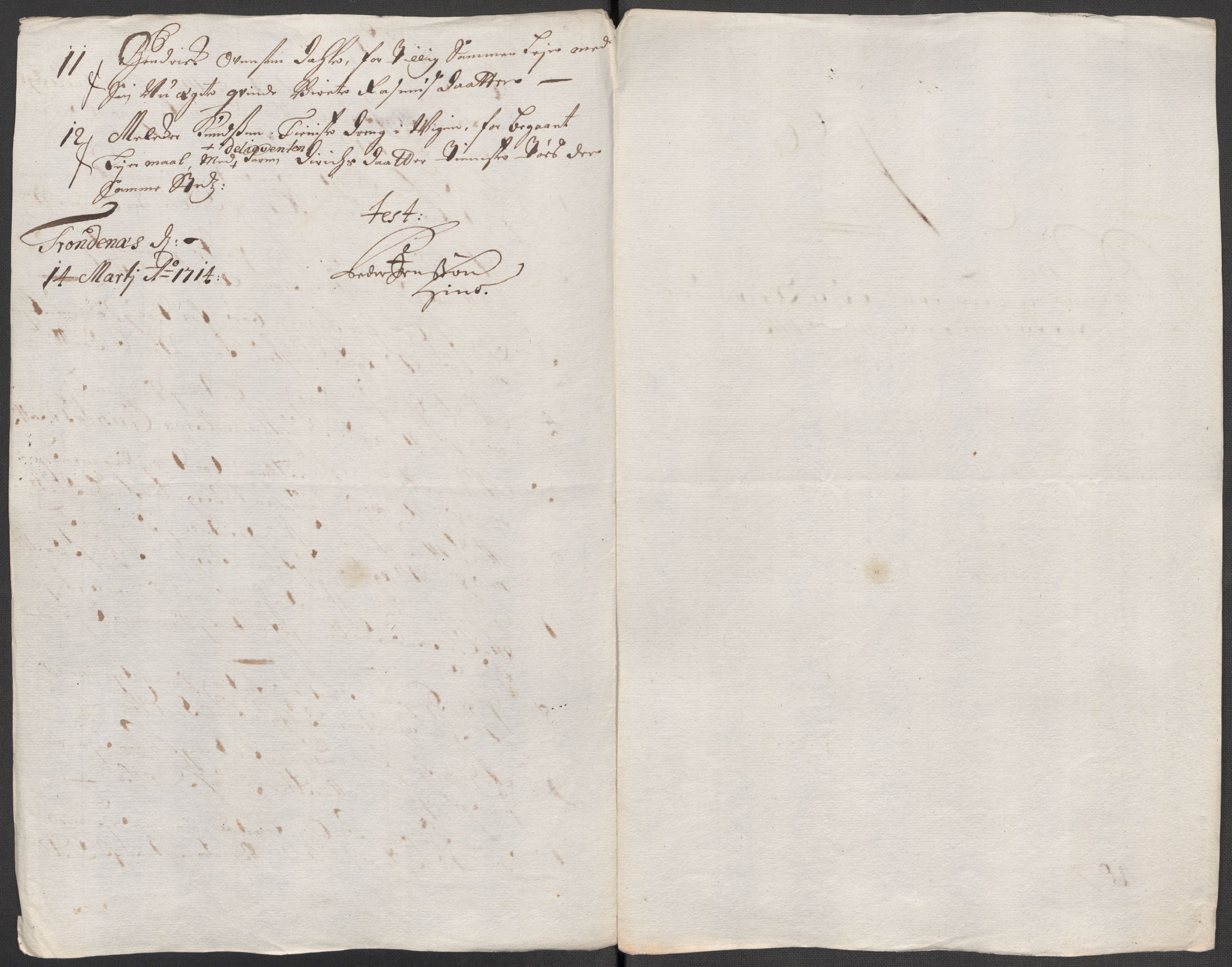 Rentekammeret inntil 1814, Reviderte regnskaper, Fogderegnskap, AV/RA-EA-4092/R68/L4759: Fogderegnskap Senja og Troms, 1713, p. 162