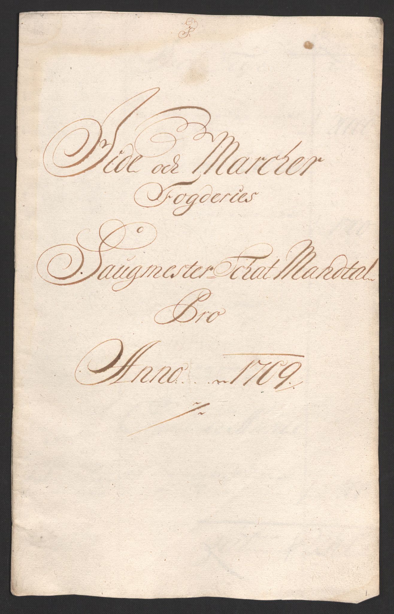 Rentekammeret inntil 1814, Reviderte regnskaper, Fogderegnskap, RA/EA-4092/R01/L0018: Fogderegnskap Idd og Marker, 1707-1709, p. 327