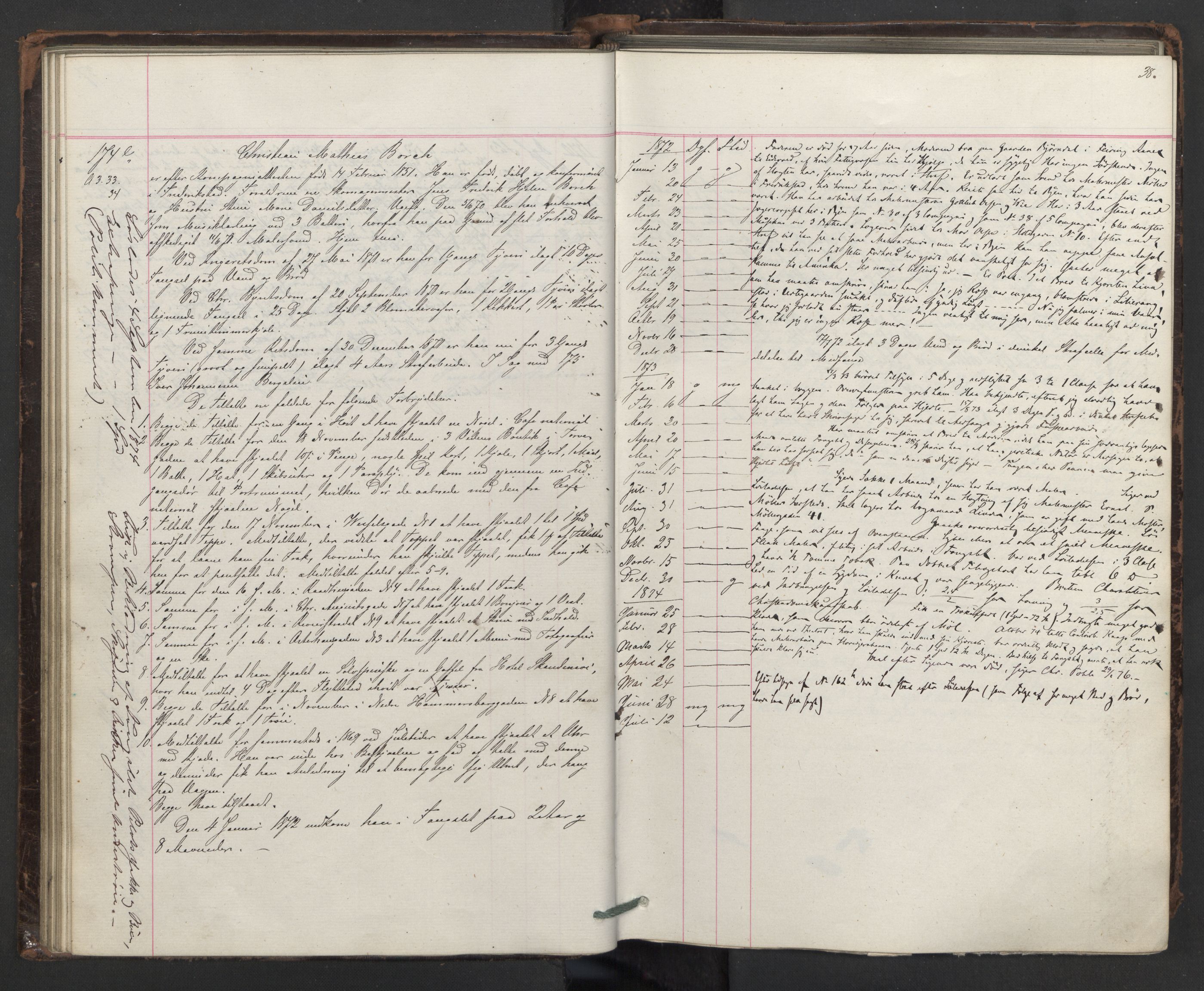 Botsfengslet, AV/RA-S-1539/D/Db/Dbb/L0014: 137e - 437e, 1871-1873, p. 38