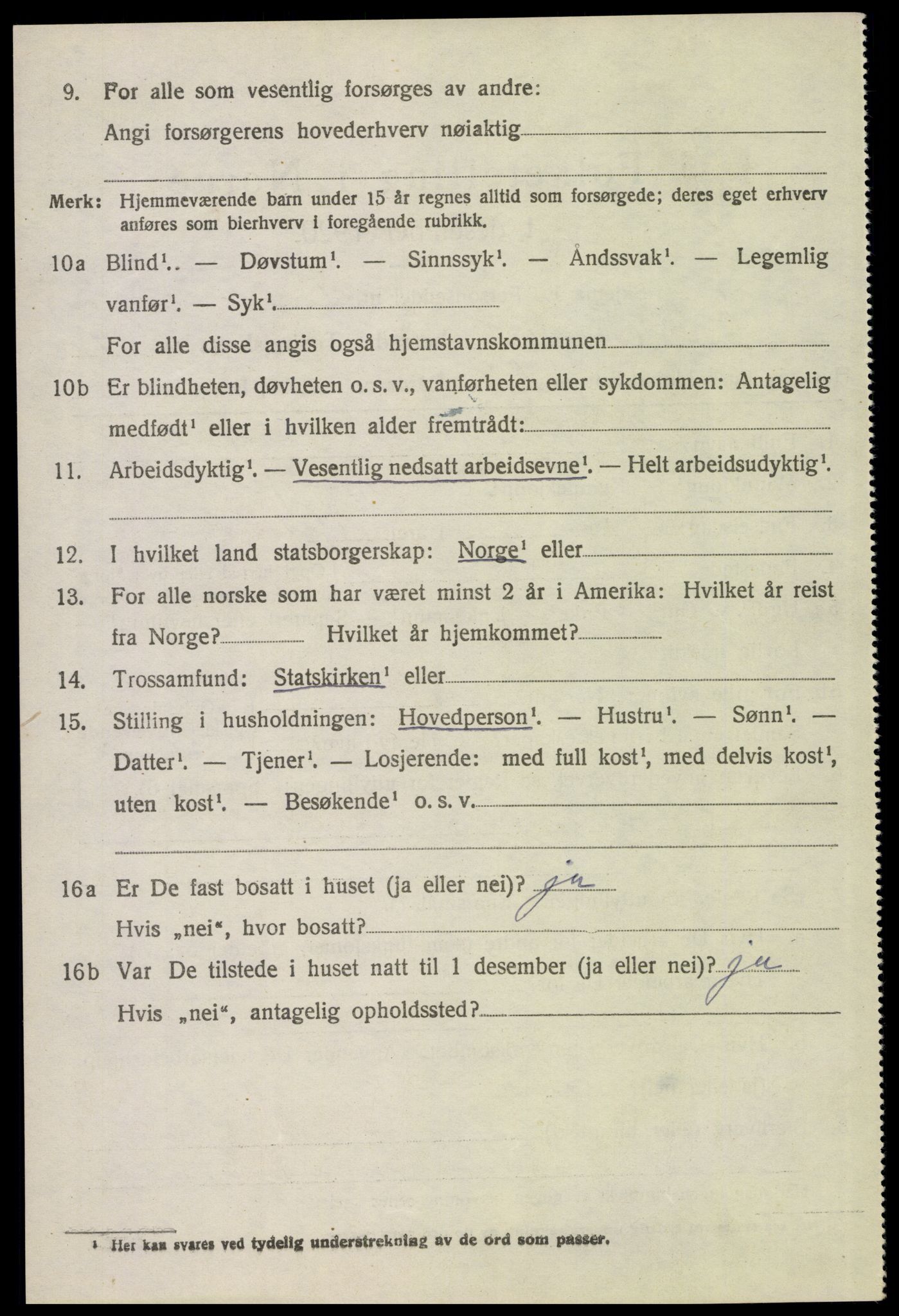 SAH, 1920 census for Vinger, 1920, p. 8371