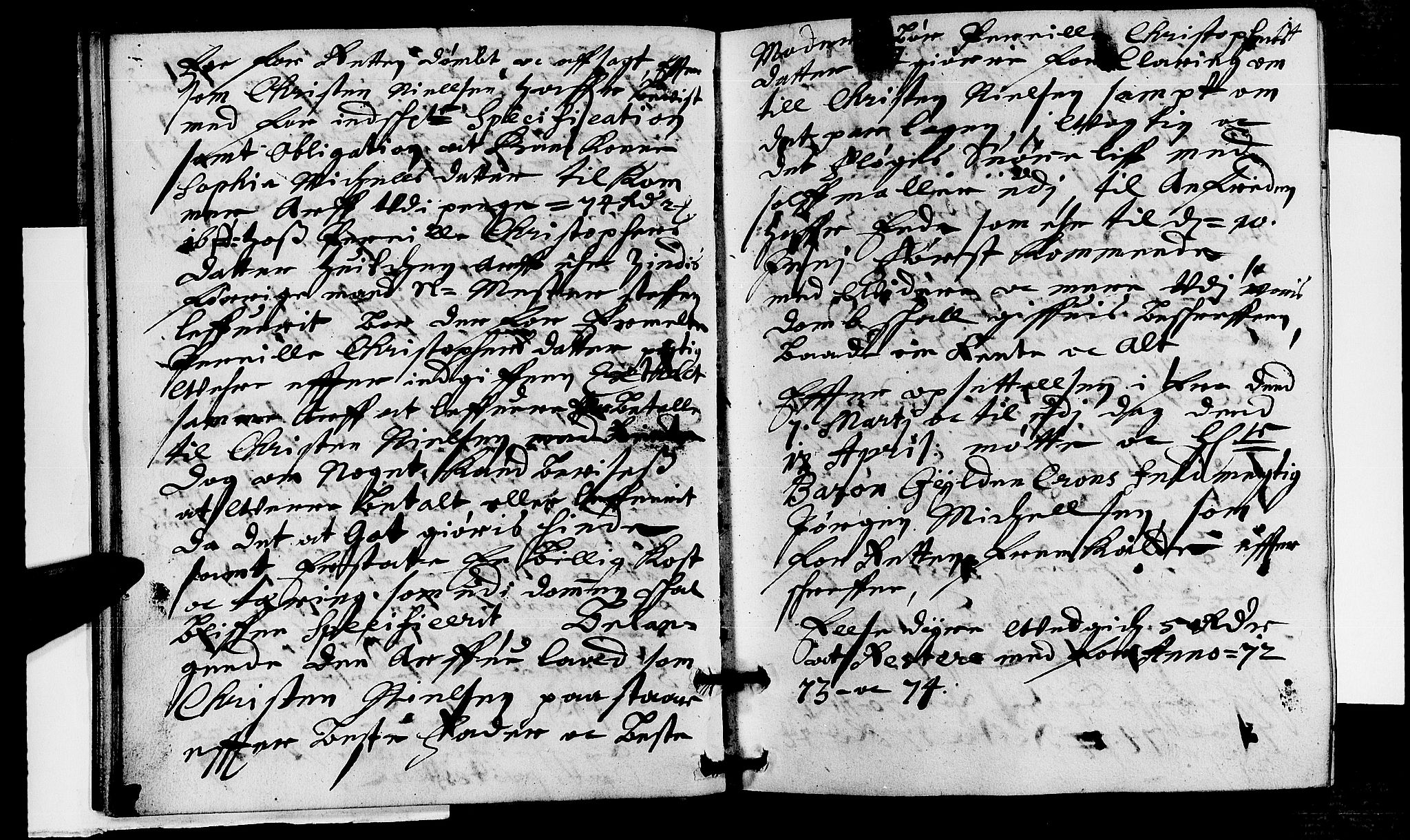 Moss sorenskriveri, AV/SAO-A-10168, 1676-1677, p. 13b-14a