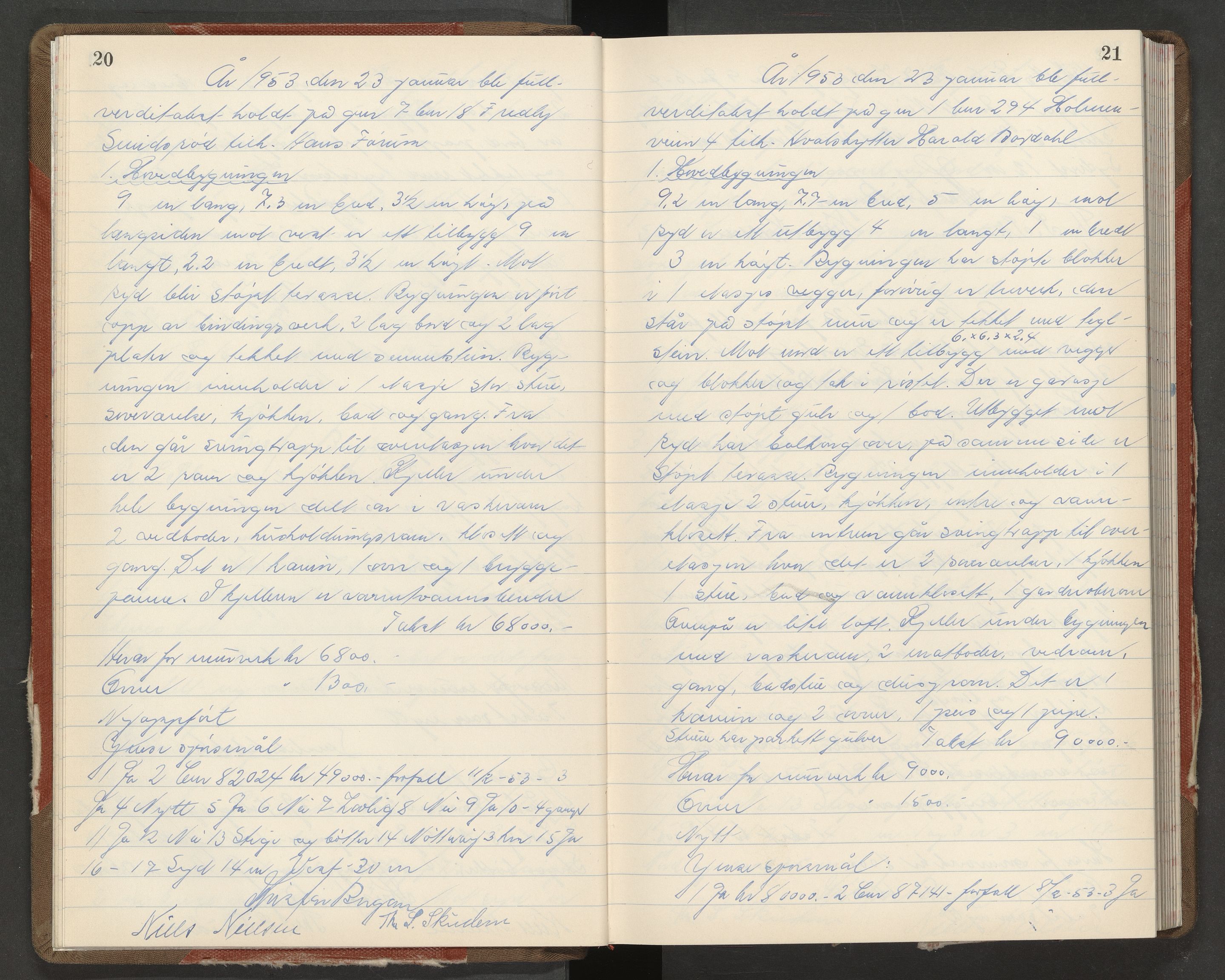 Nøtterøy lensmannskontor, AV/SAKO-A-540/Y/Yg/Yga/L0027: Branntakstprotokoll, 1953-1954, p. 20-21